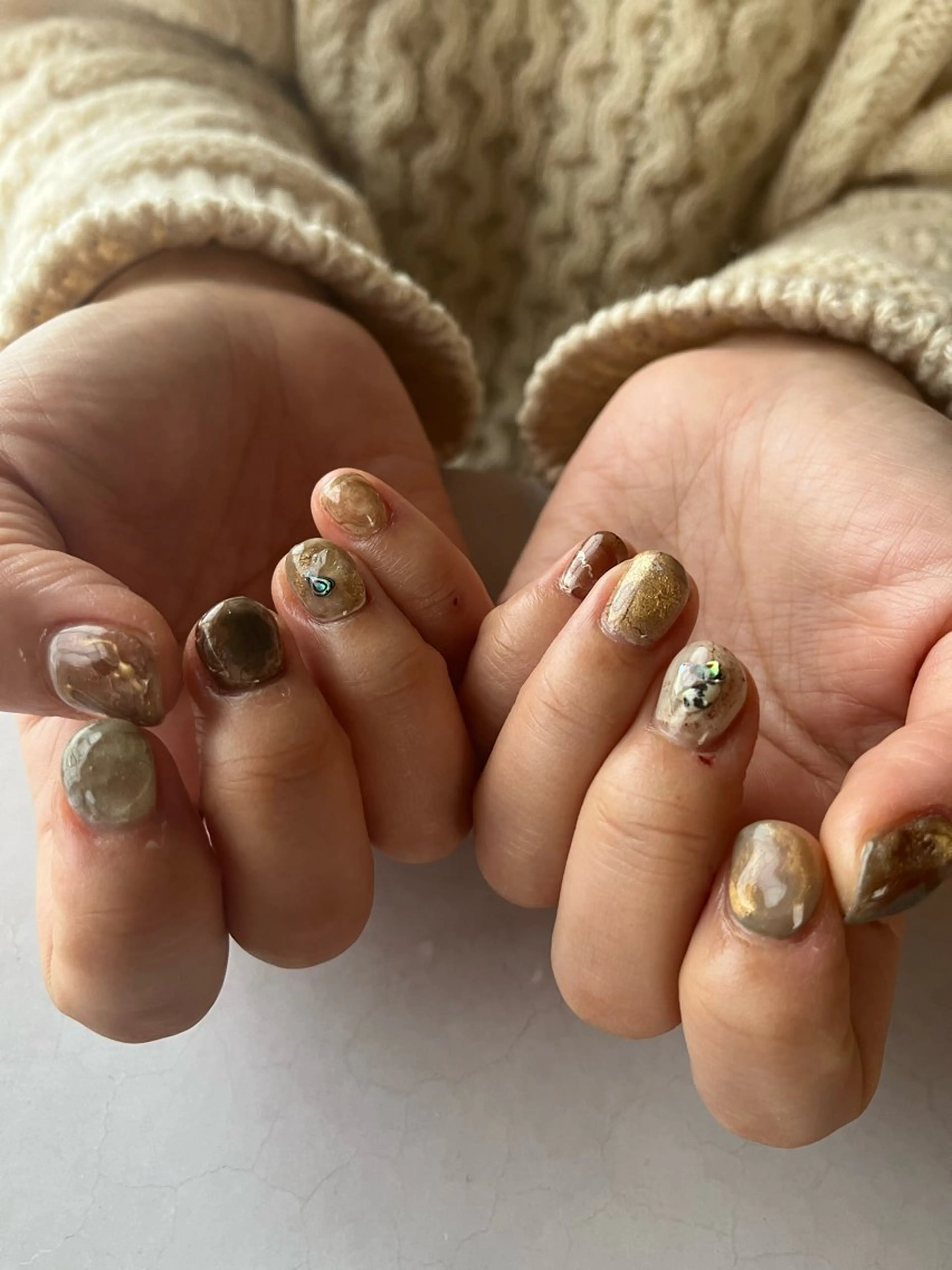 ネイル ハンドネイル MUKUTOU nail 　YUKIのネイルデザイン