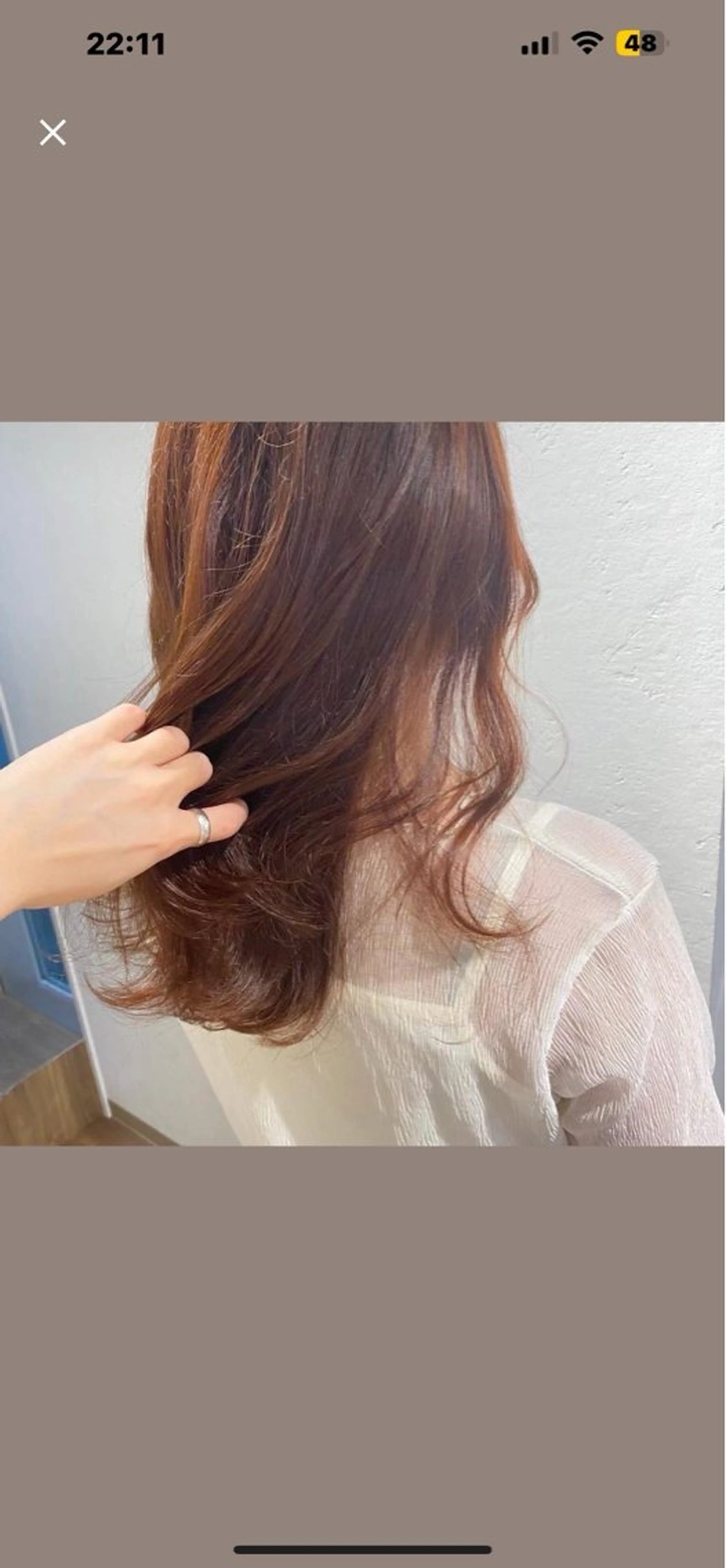「イメチェン♡」カット➕カラーの写真