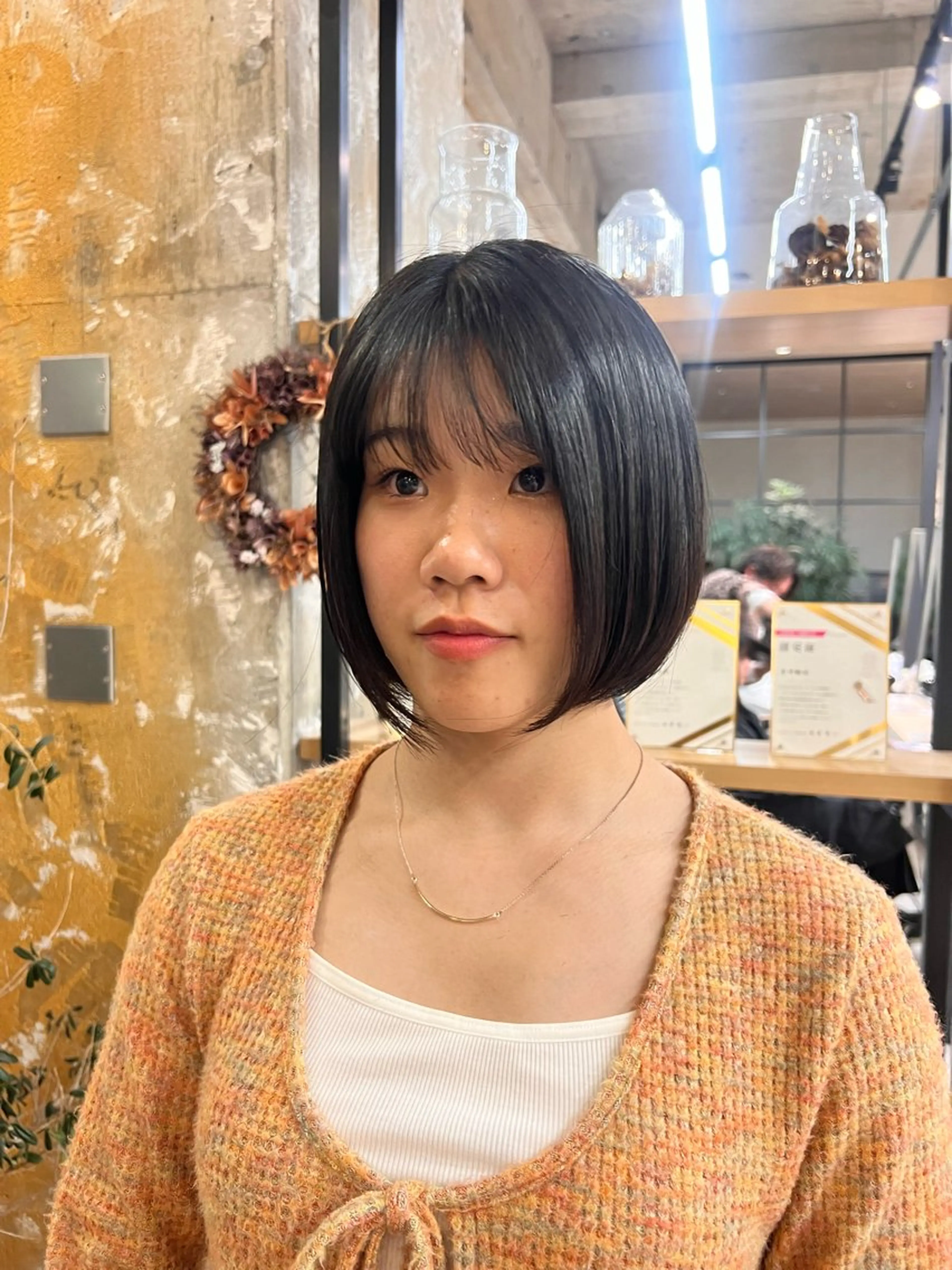 ショート ブリーチカラー 〻髪質改善〻アレンジのヘアスタイル