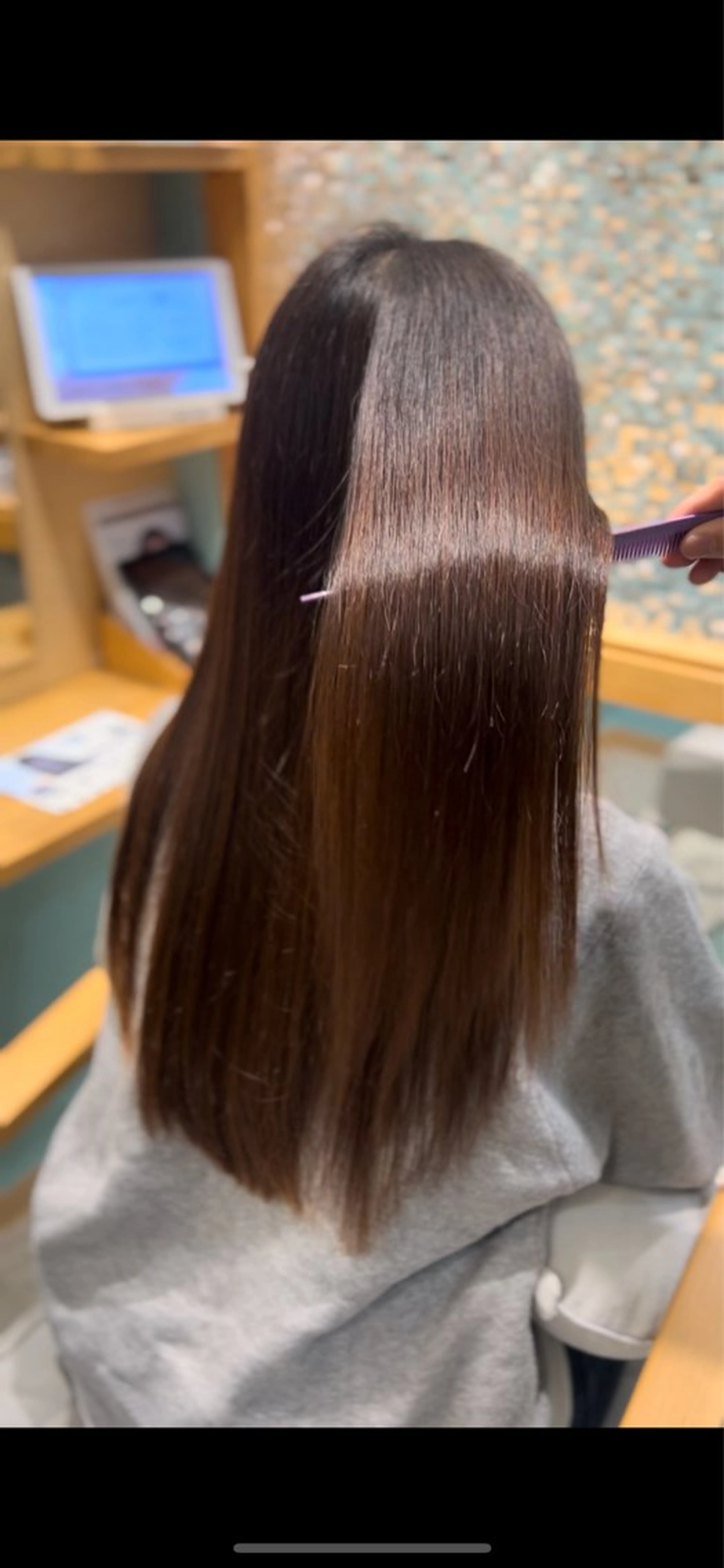ロング トリートメント 渡部恵佑 川崎/髪質改善のヘアスタイル