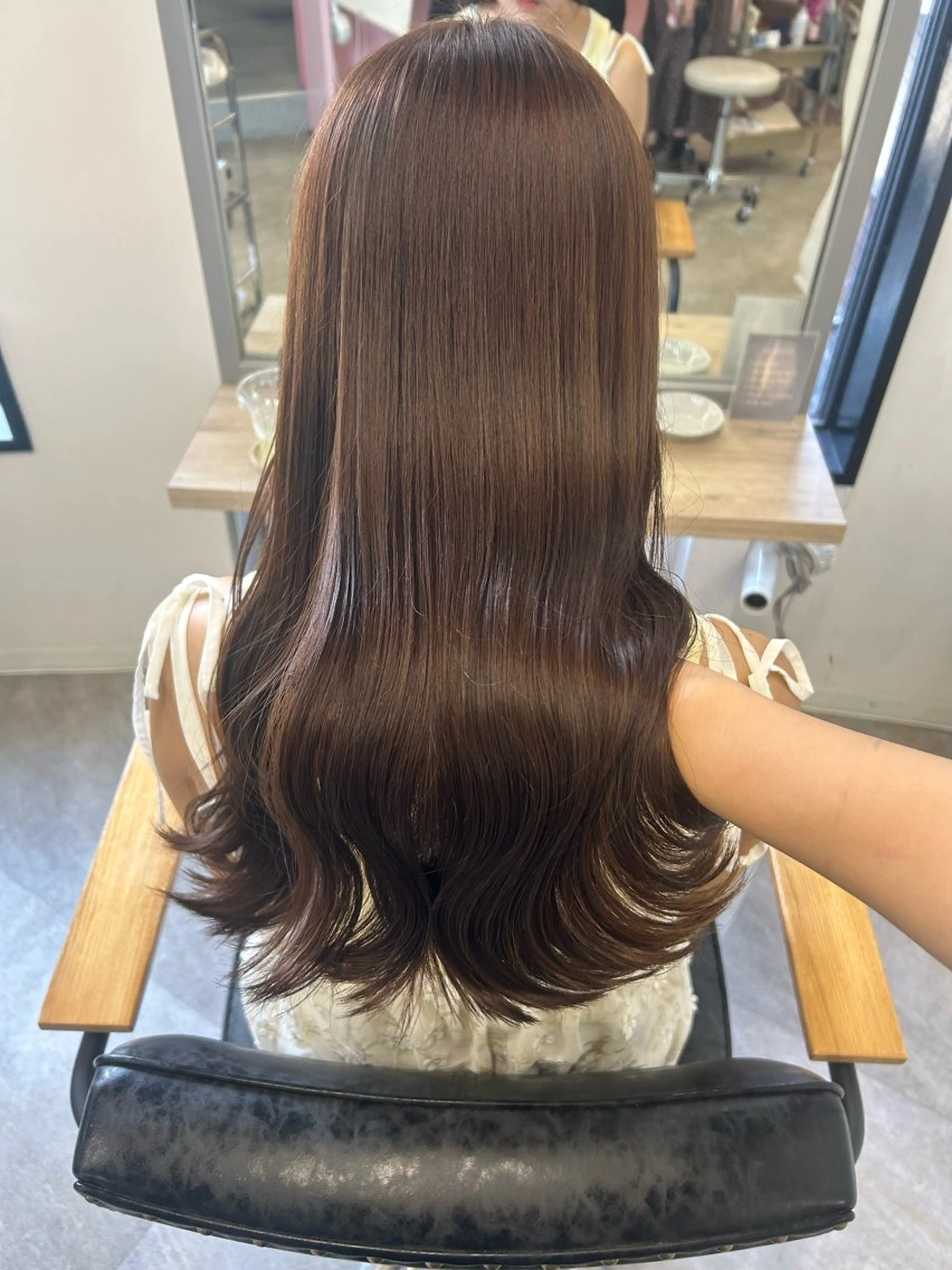 ロング カラー カット ヘアカラー トリートメント otoha✳︎ くすみカラーのヘアスタイル