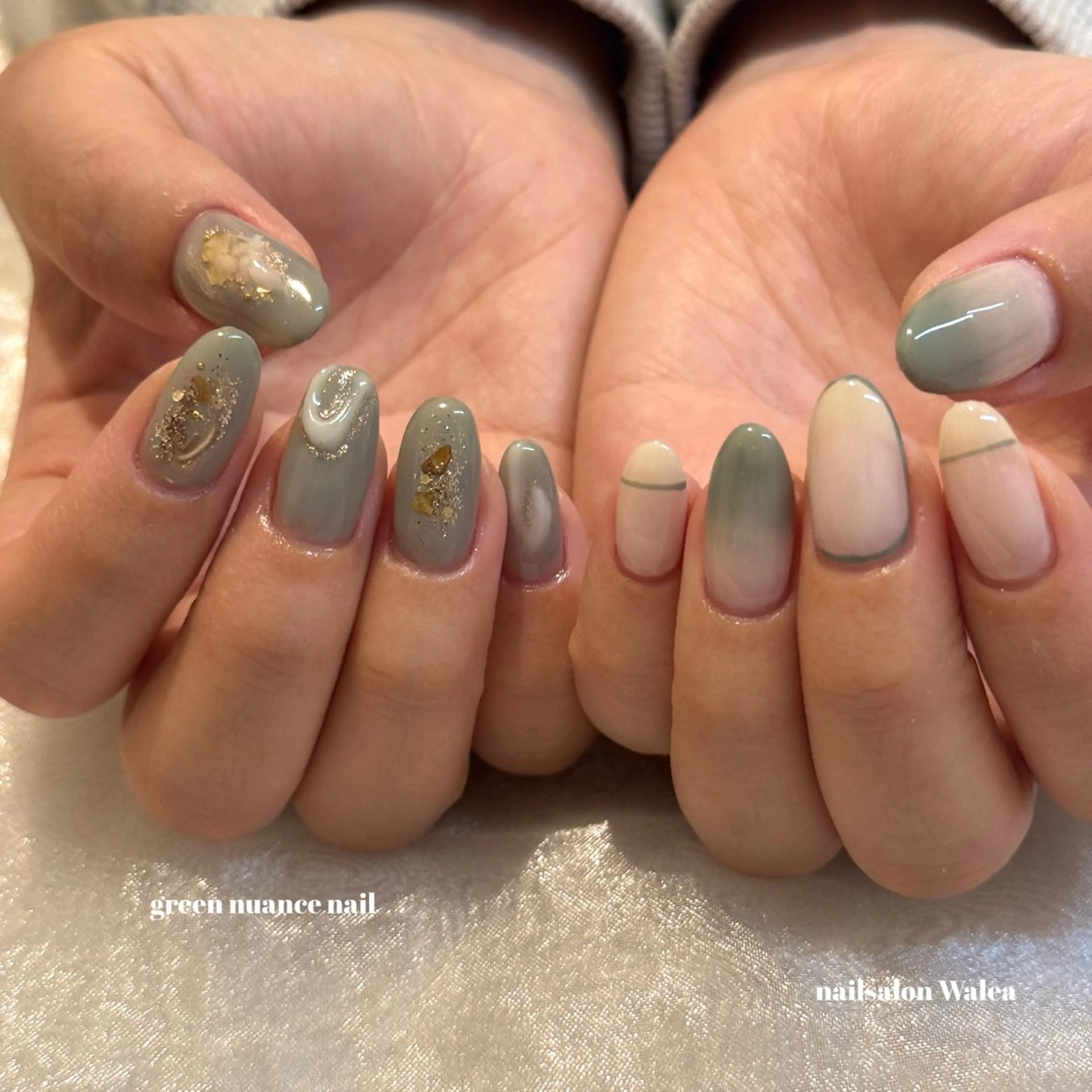 ネイル ハンドネイル nail salon waleaのネイルデザイン