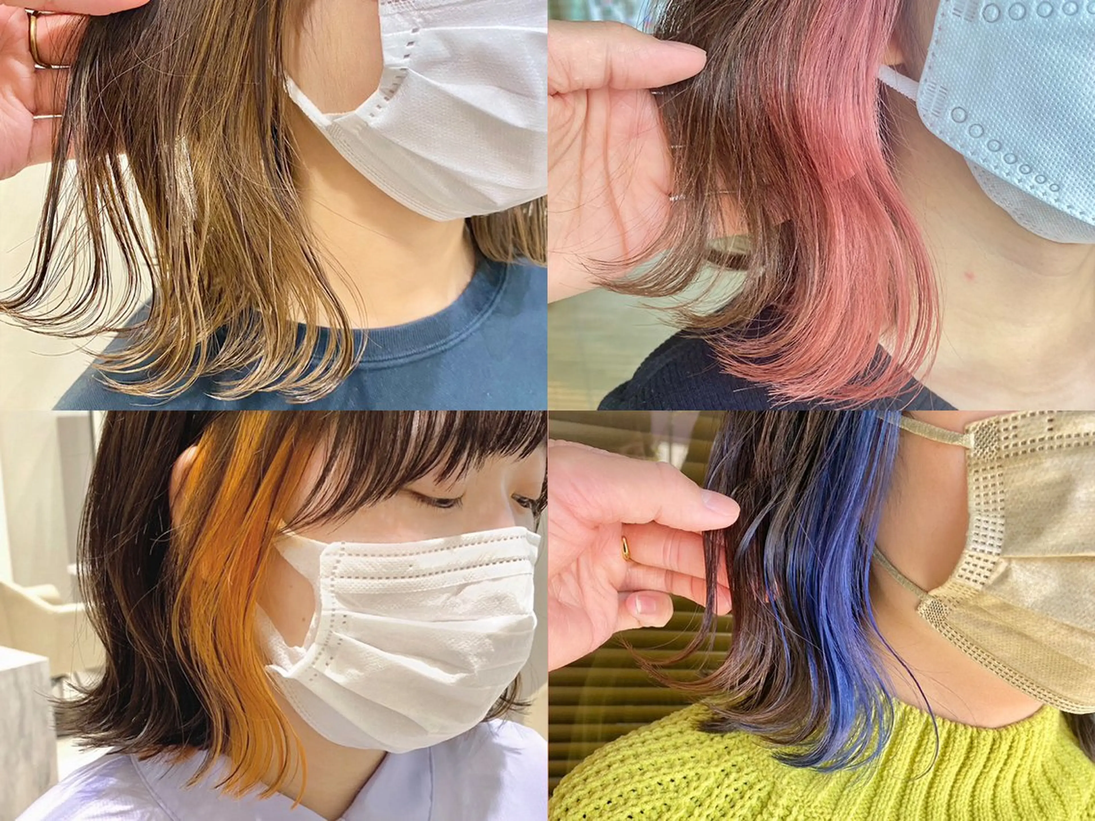 ショート カラー 小町康耀　ボブ /顔周りレイヤーのヘアスタイル