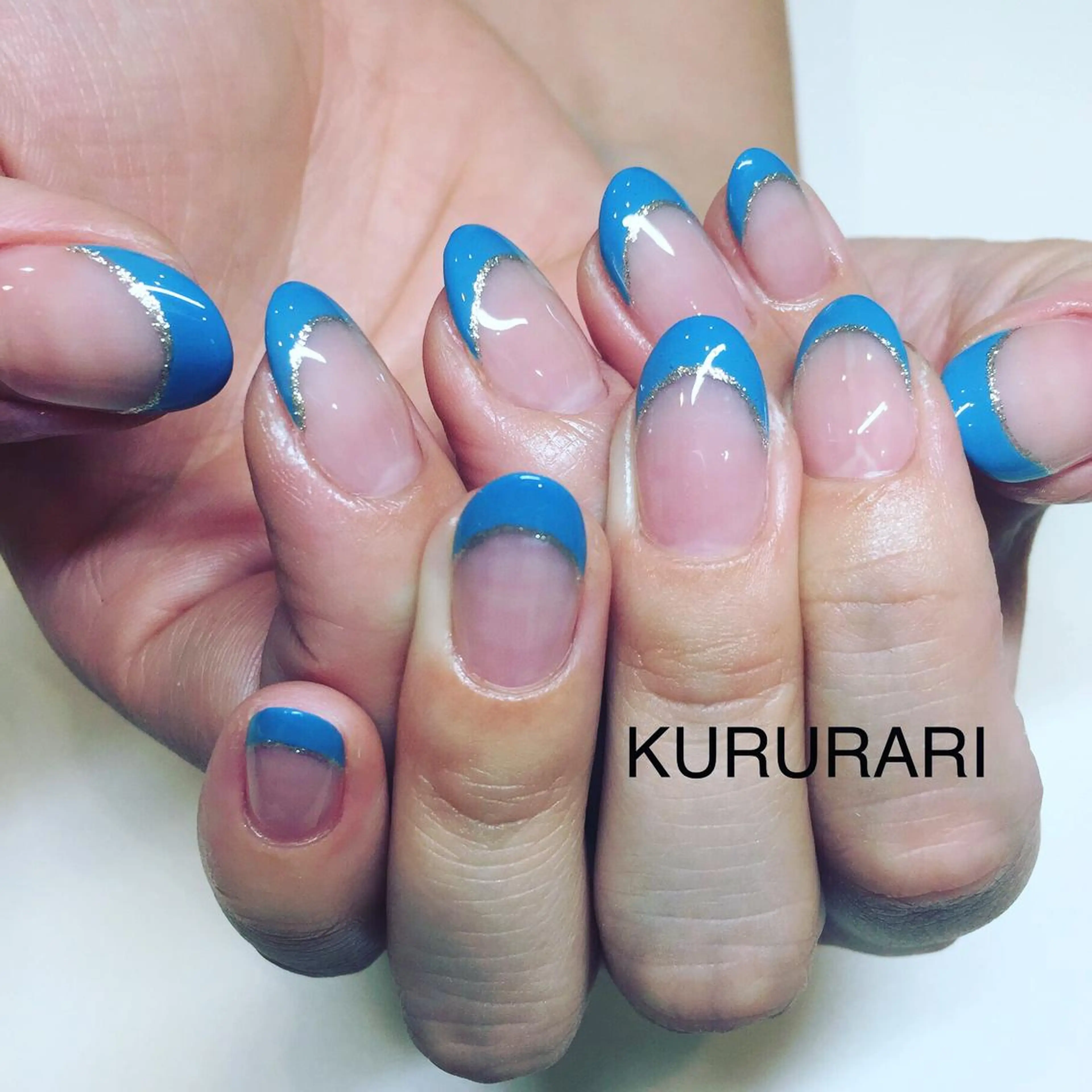 ネイル フレンチネイル ジェルネイル KURURARI NAILのネイルデザイン