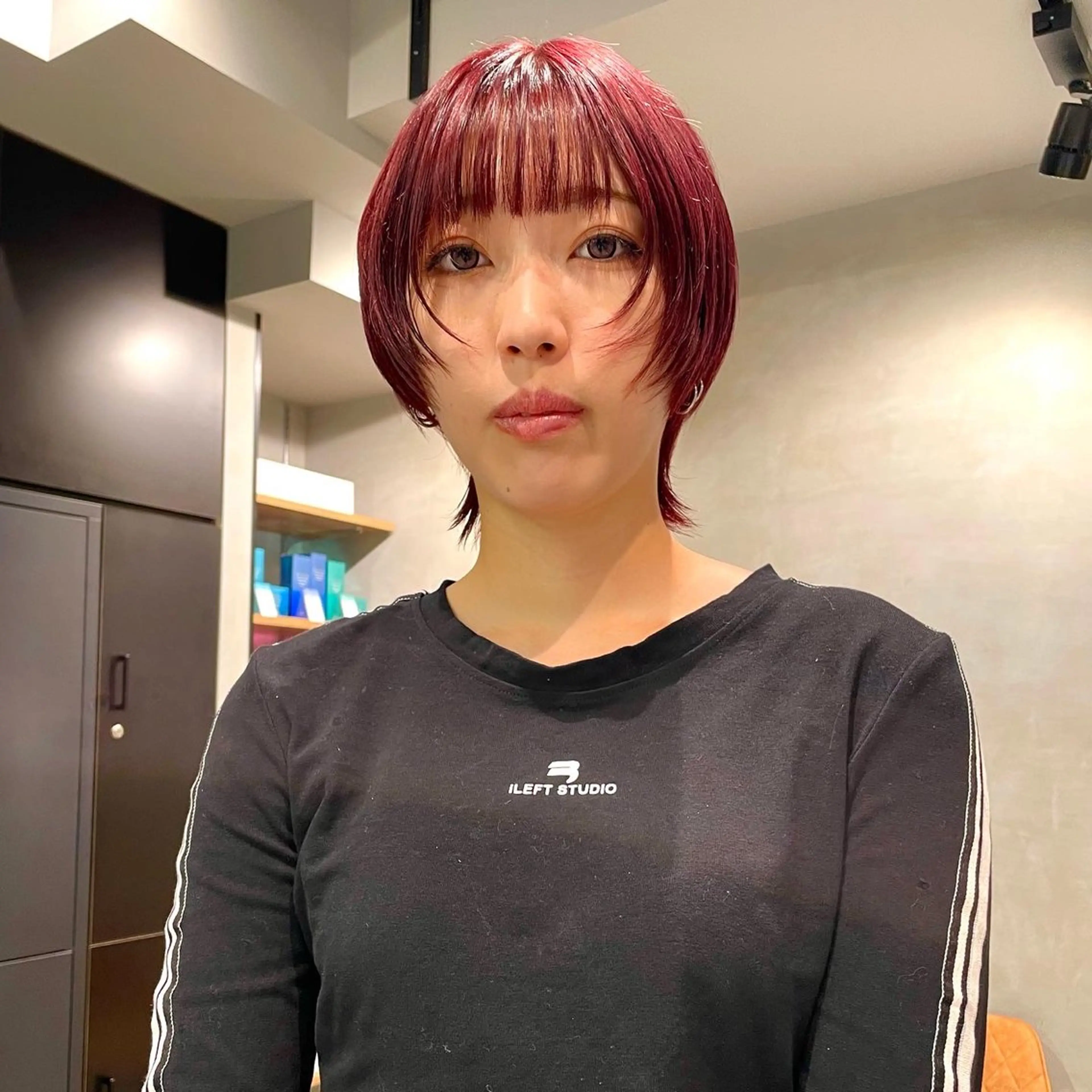 ミディアム カラー 暖色レイヤー 🥀REIRIのヘアスタイル