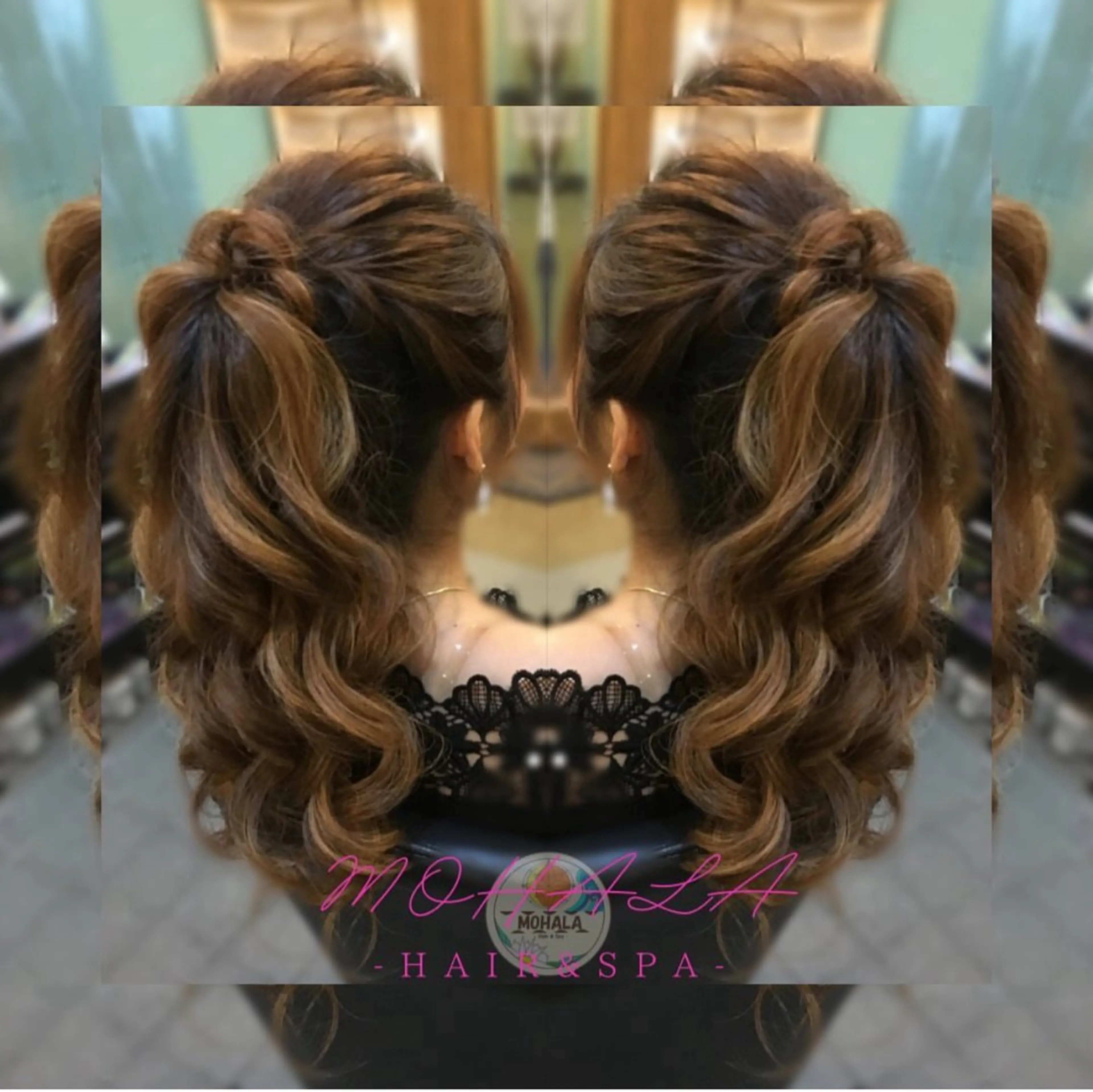 ロング ヘアアレンジ ポニーテール Yamauchi natsumiのヘアスタイル