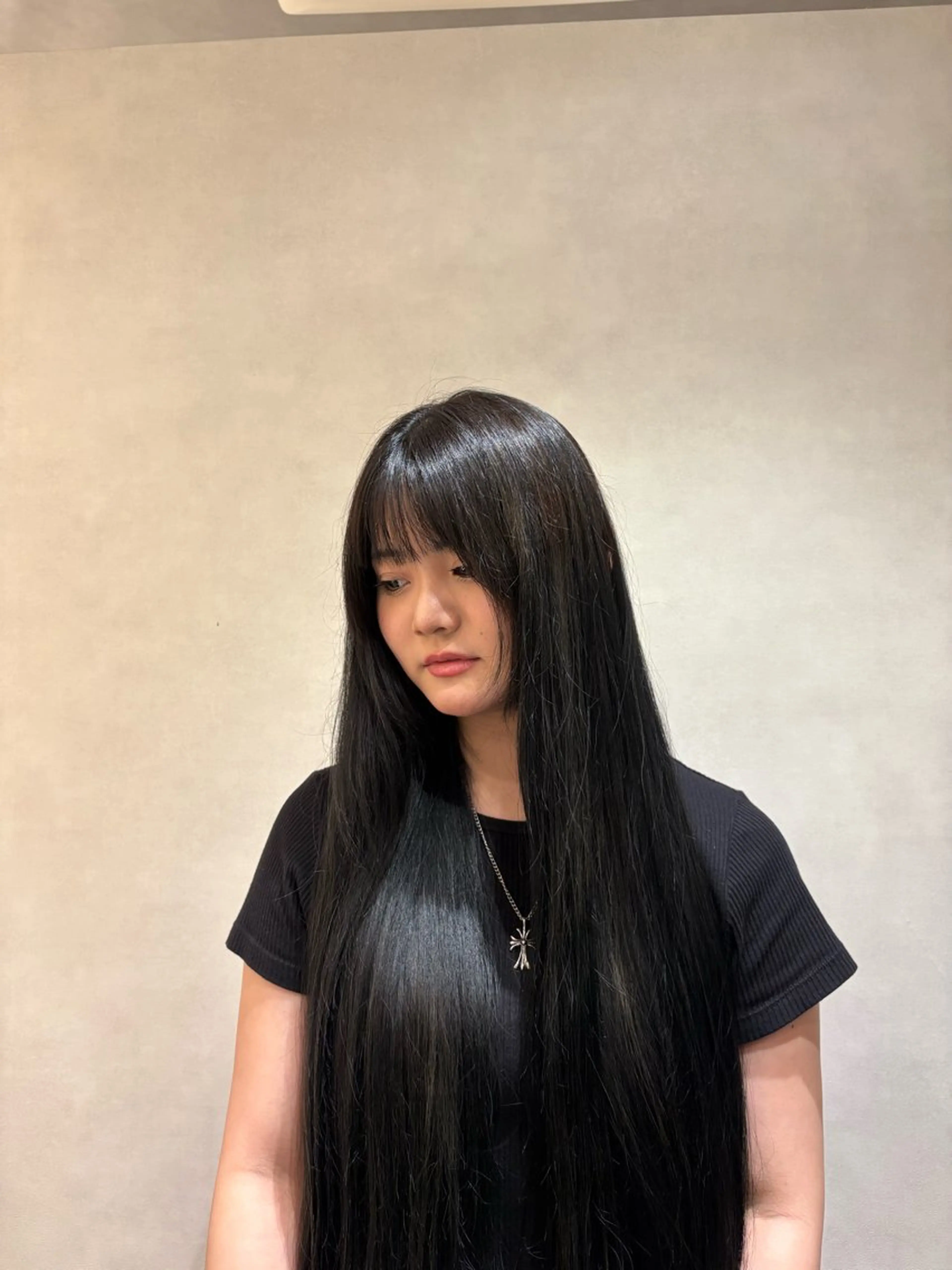 ロング UNCHEL所属・空閑 永知のヘアスタイル