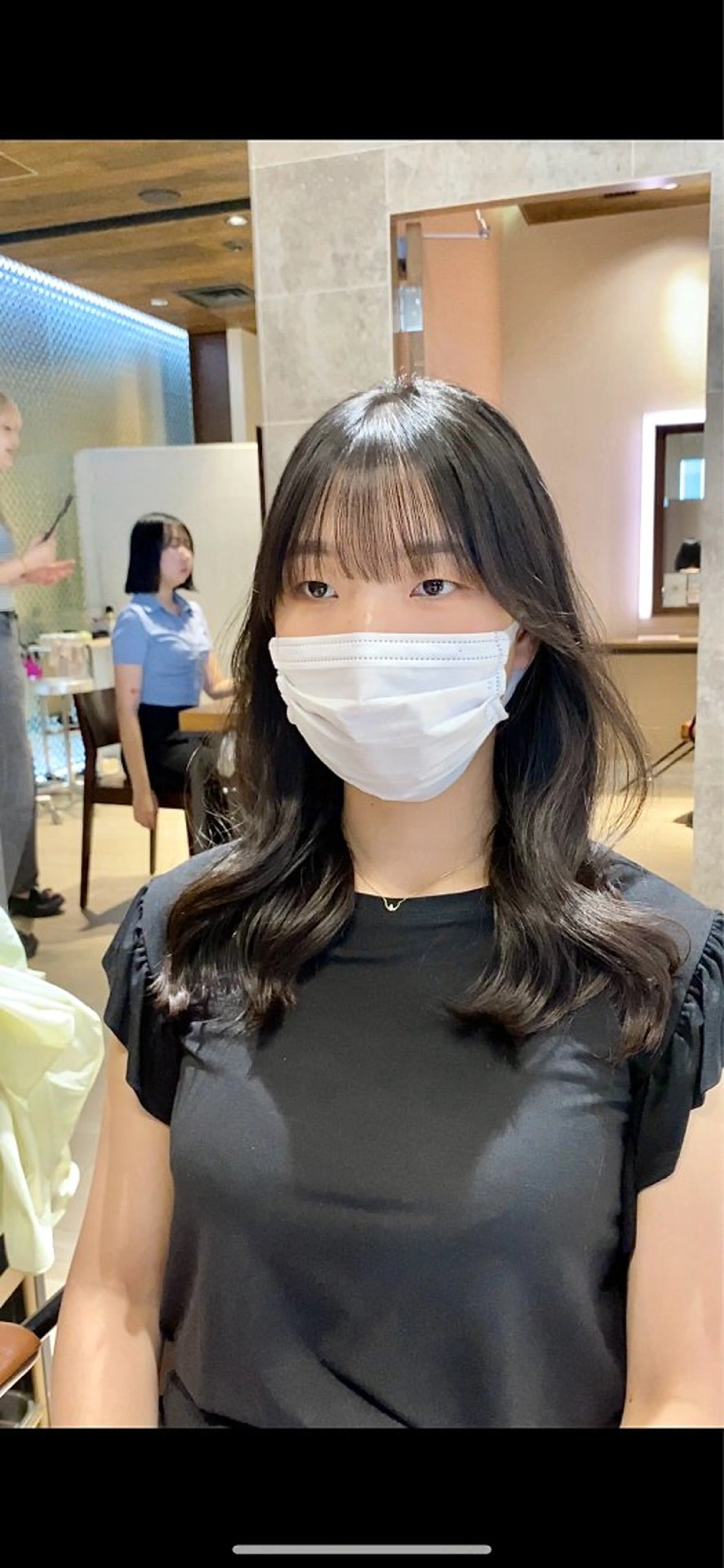 ミディアム ヘアアレンジ 最小顔周り レイヤー特化/こうきのヘアスタイル