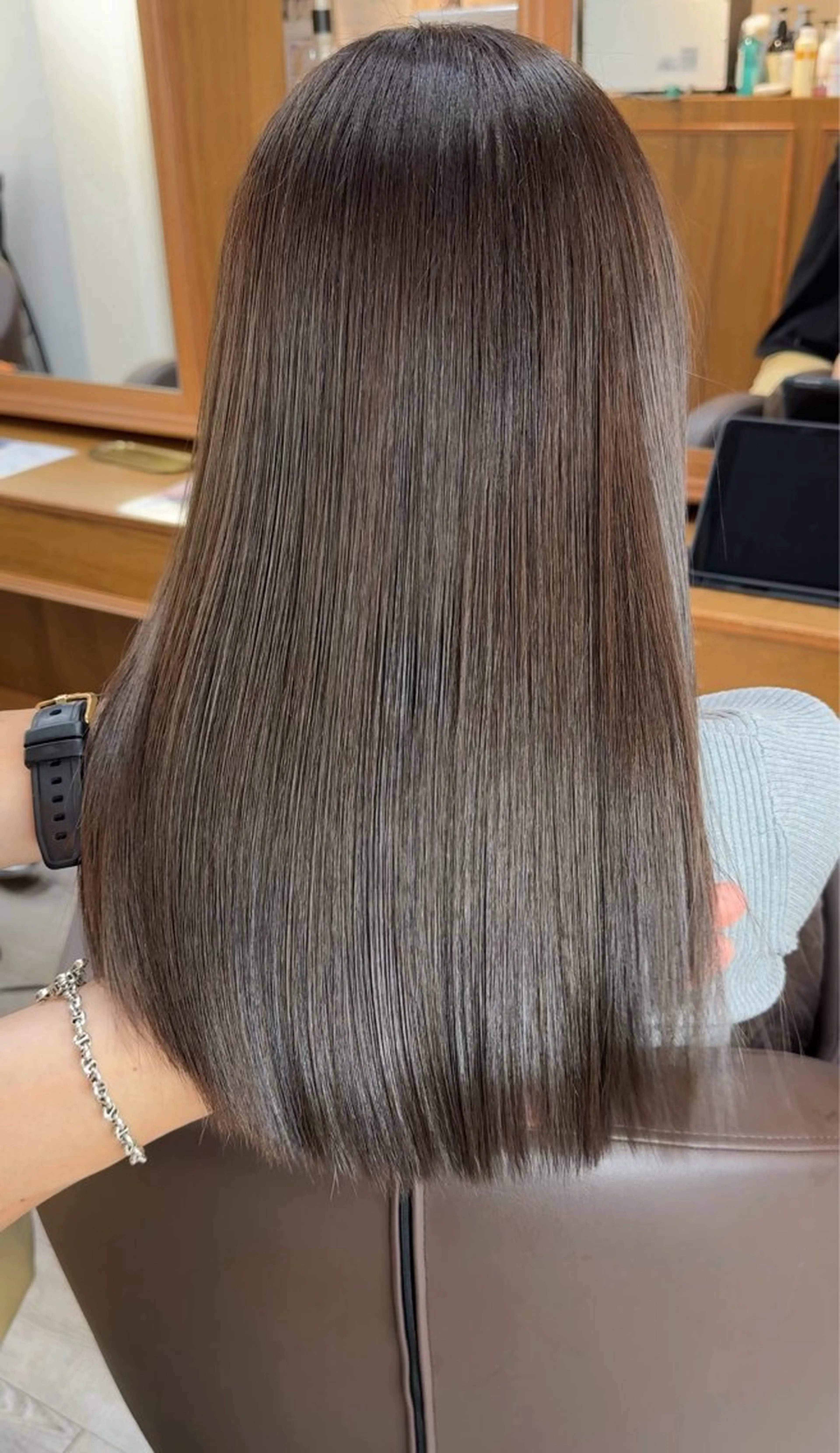 ロング ヘアカラー 縮毛矯正 Charmant【シェルマン】所属・〘Charmant〙 レイのヘアスタイル