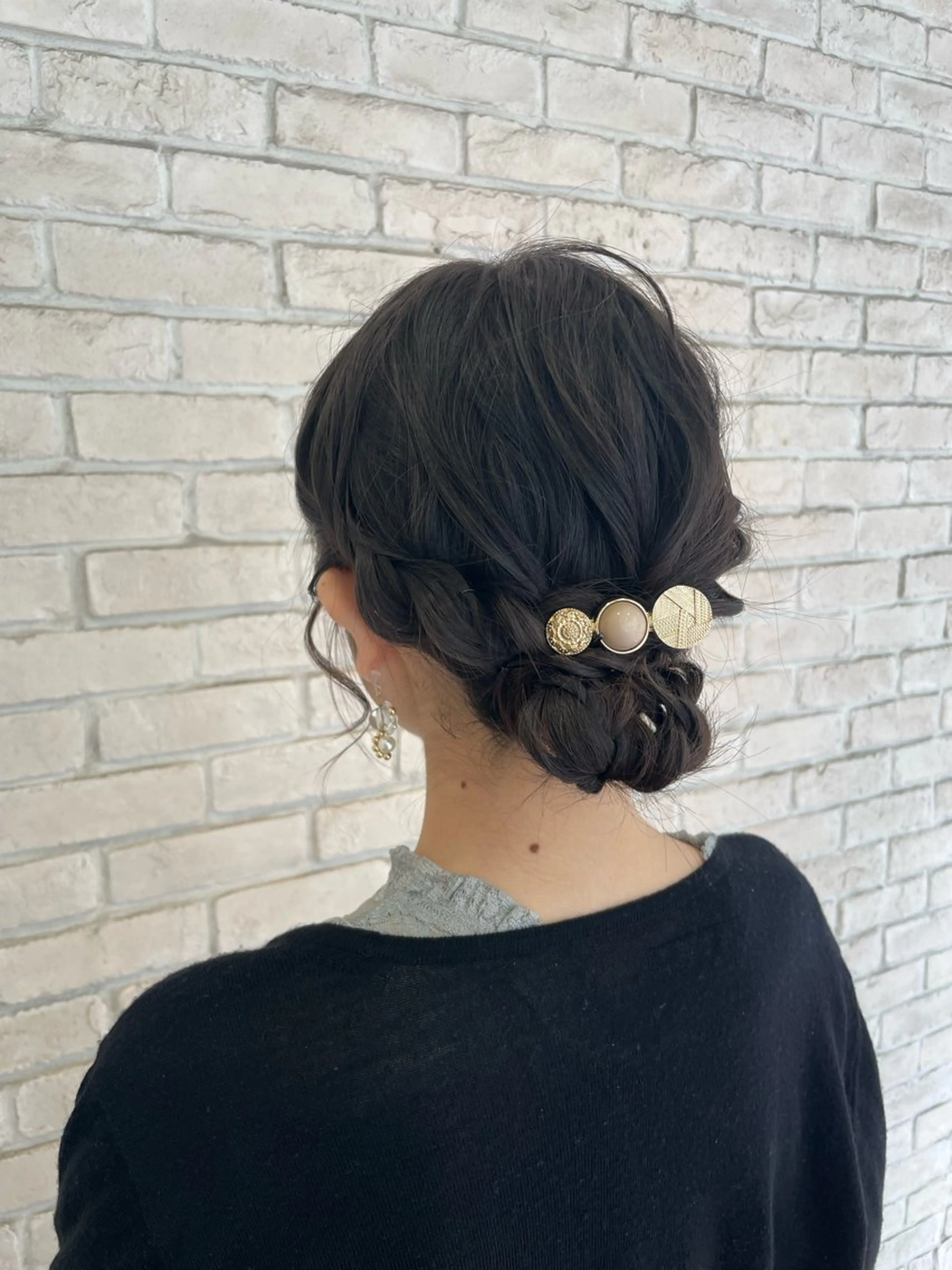 ミディアム ヘアアレンジ ヘアセット ヘアメ☯️派手髪 ☯️ルカのヘアスタイル