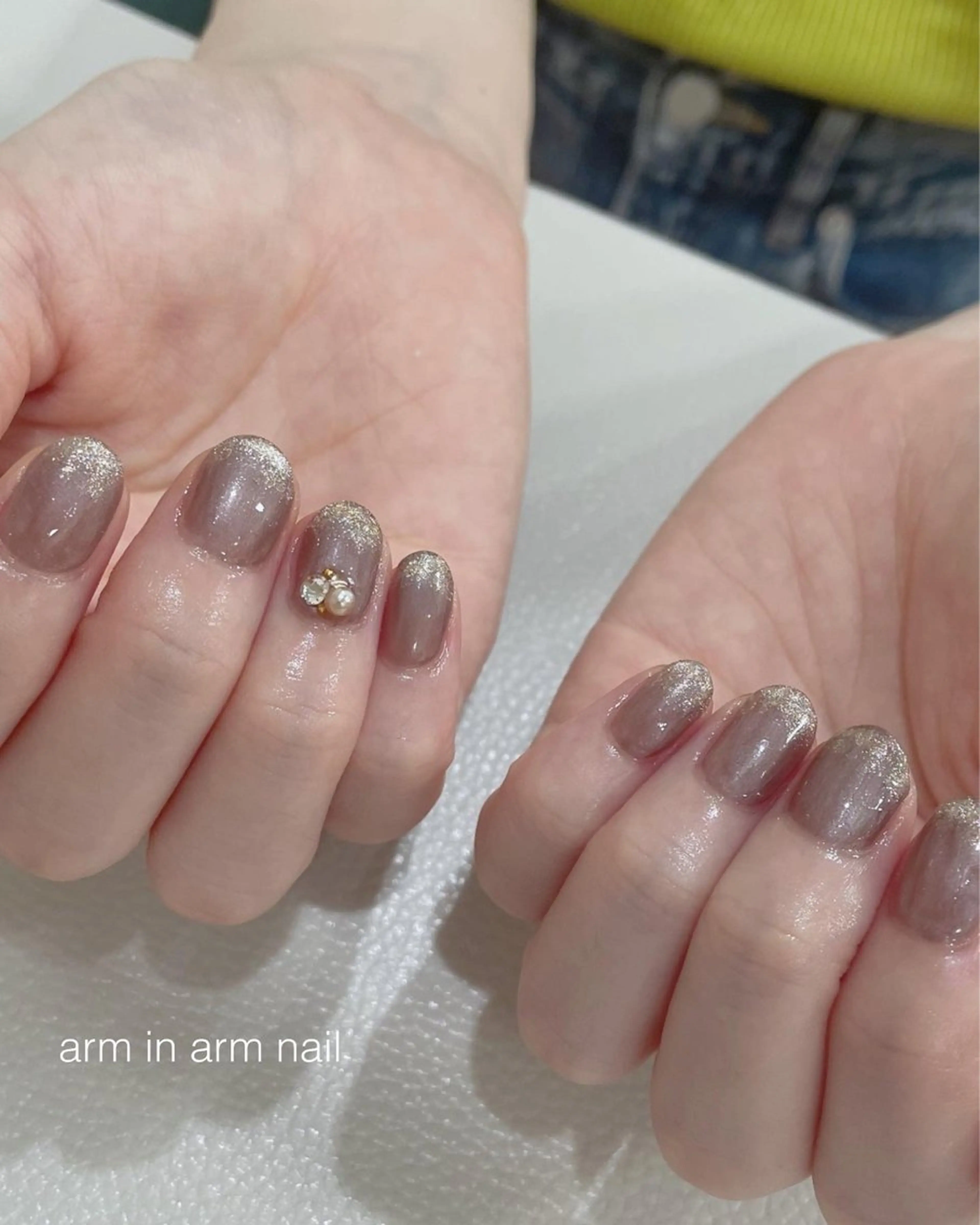 ネイル arm in arm ︎✿Yamamotoのマツエク・マツパデザイン
