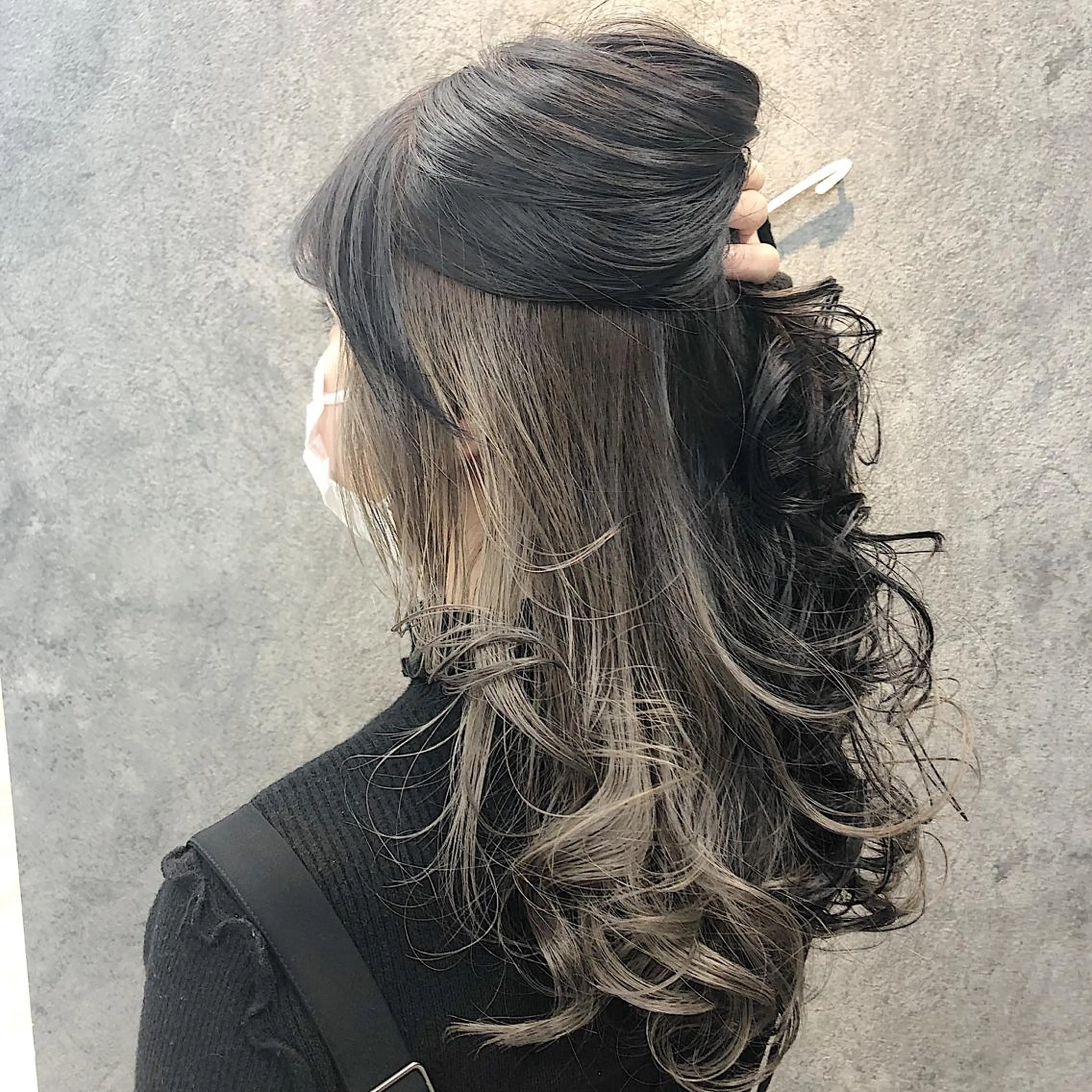 セミロング カット ヘアカラー トリートメント 所渉/韓国レイヤー /ウルフカットのヘアスタイル