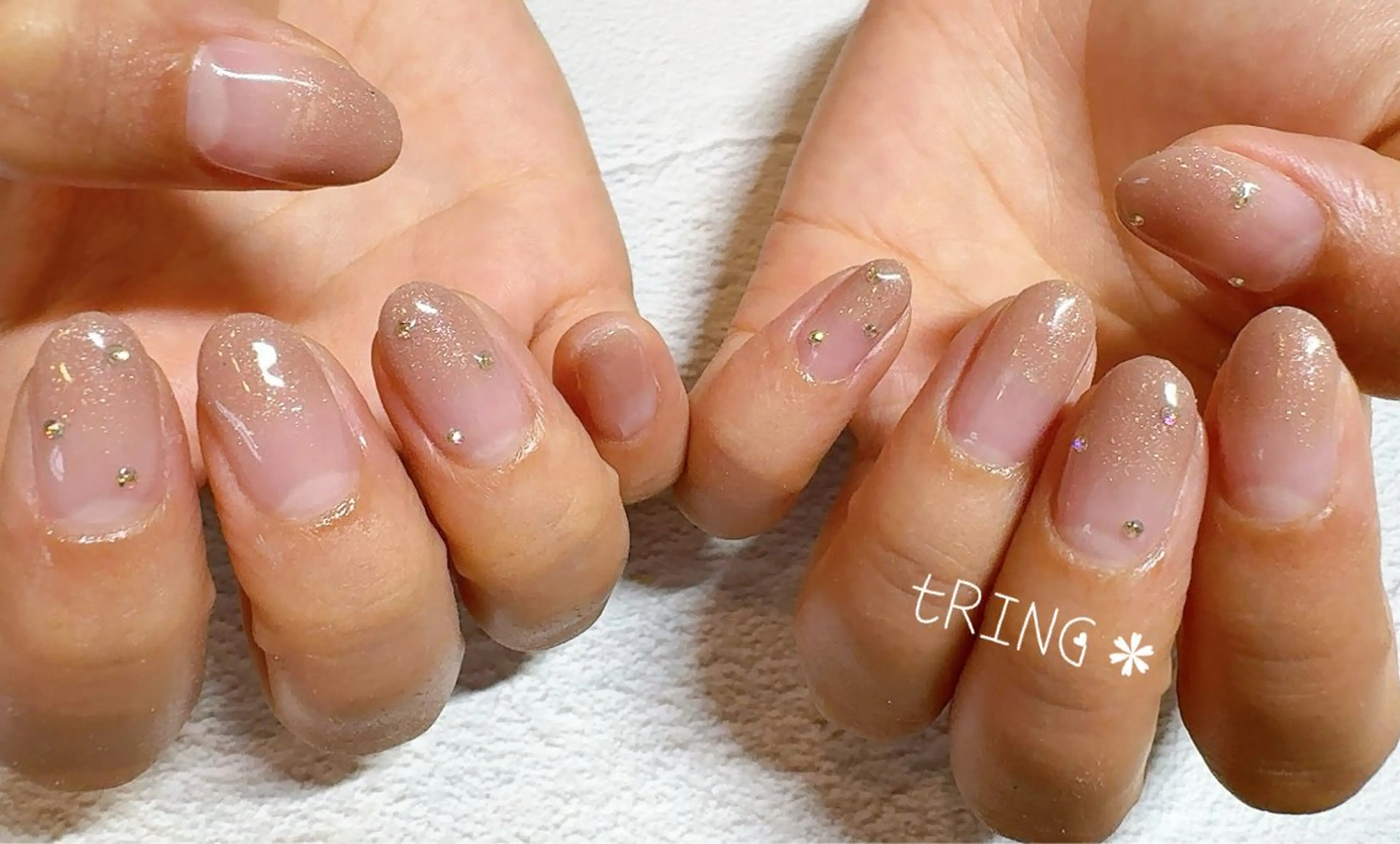 ネイル ハンドネイル tRING＊ しいの木台のネイルデザイン