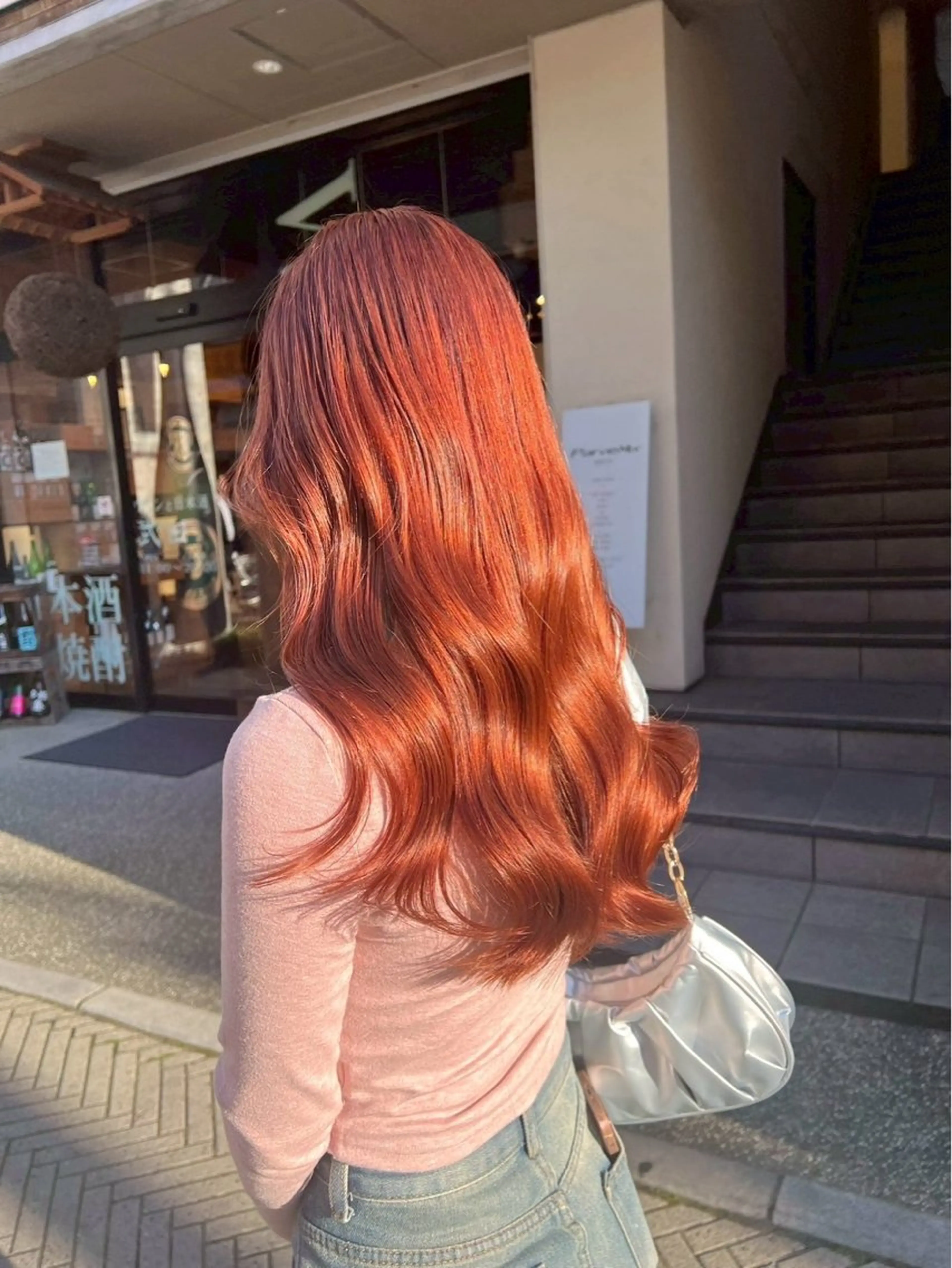 ロング カラー ヘアカラー ParveMix🎀 稲垣詞葉のヘアスタイル