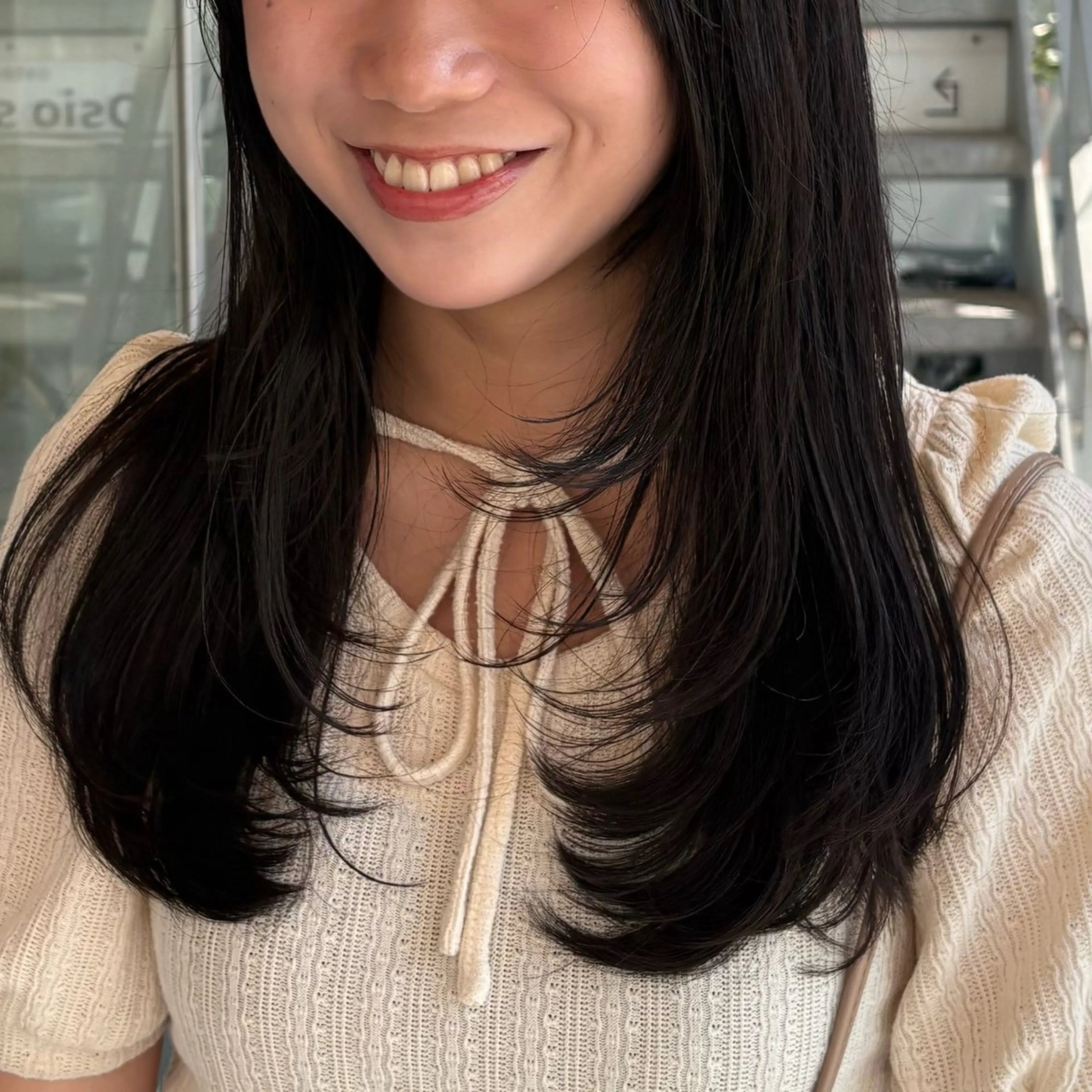 レイヤーカット+ワンカラー+1stepトリートメント🎀の写真