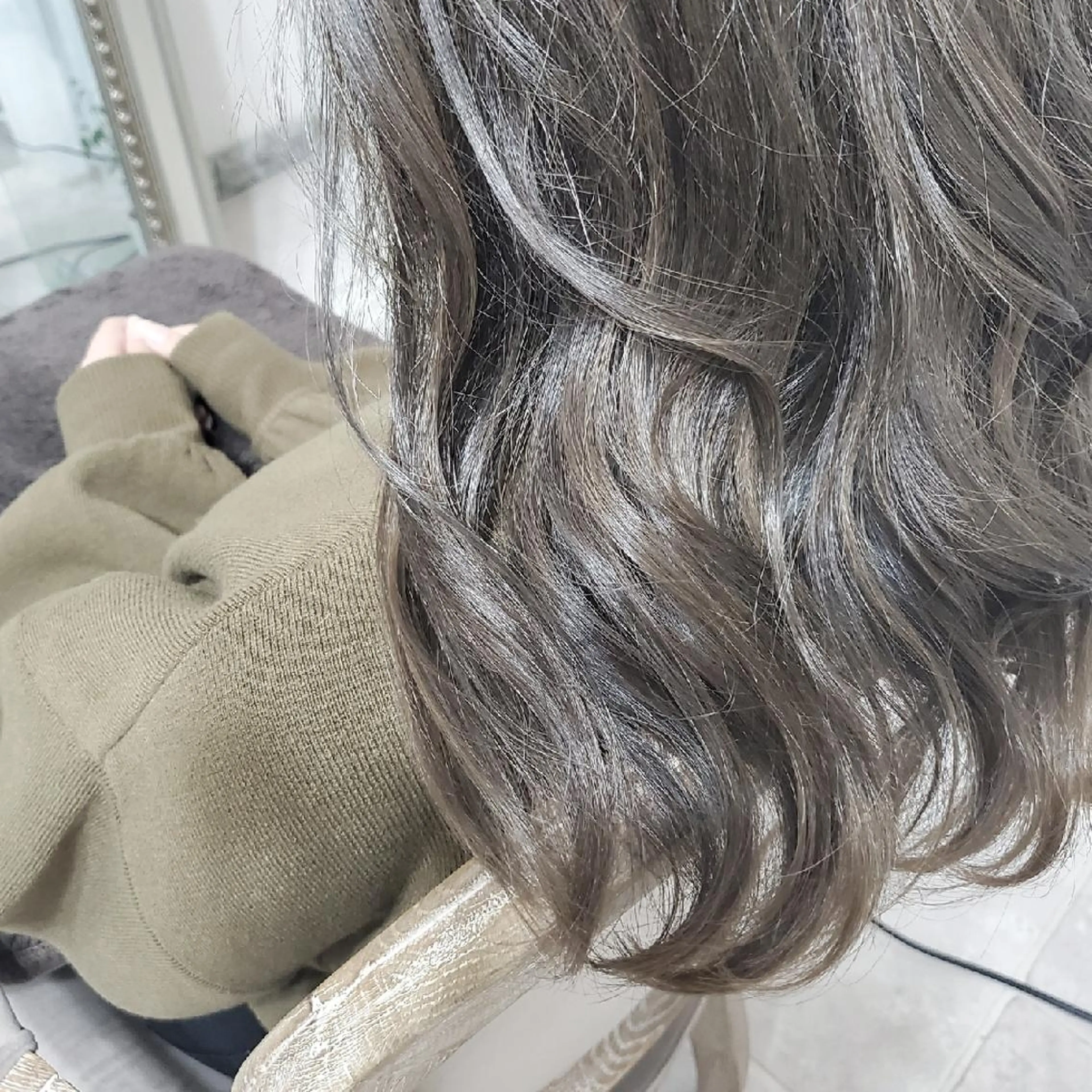 ロング カラー ヘアアレンジ See by merのマツエク・マツパデザイン