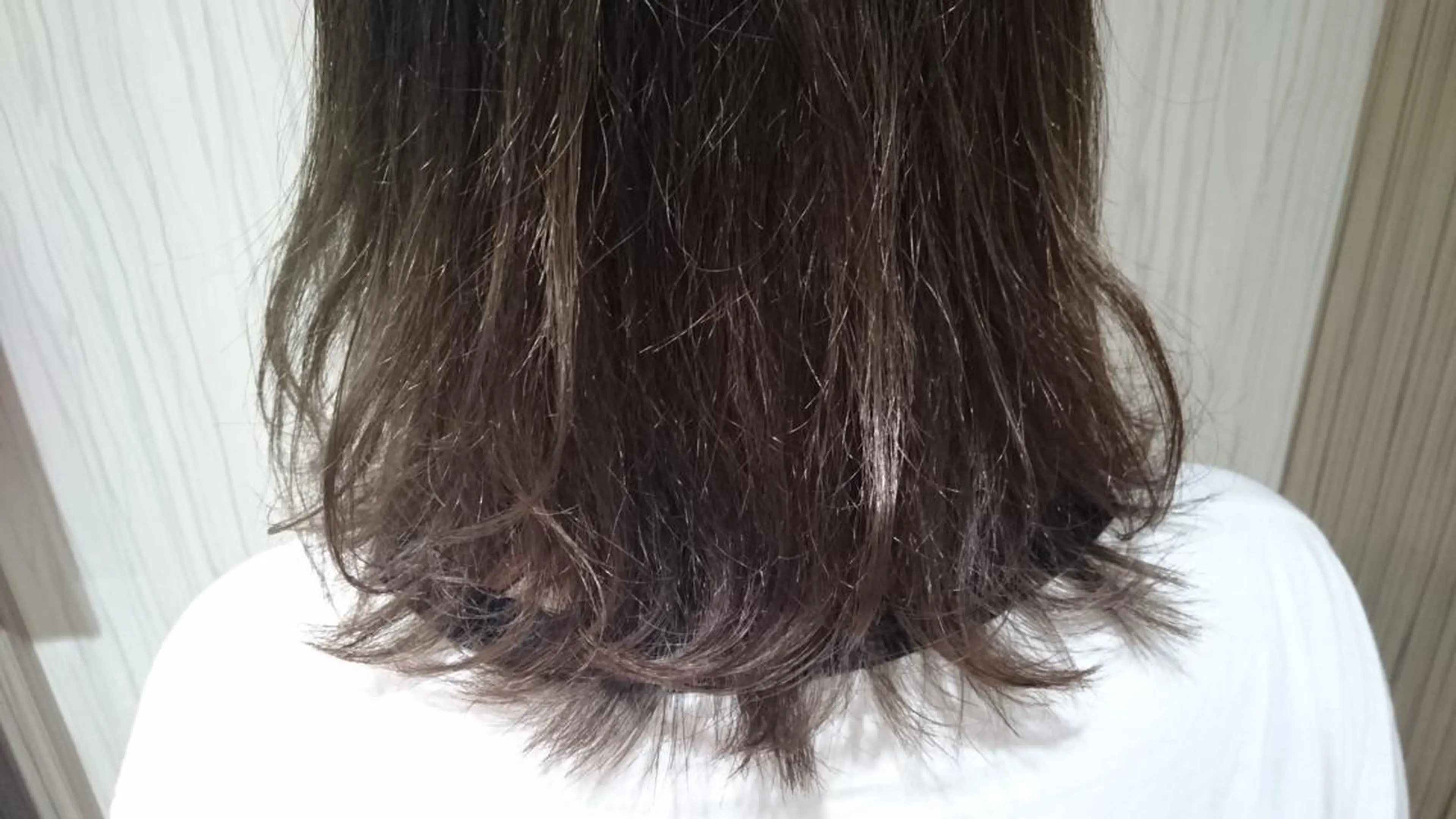 ミディアム カラー ヘアアレンジ 嶋田 ゆきのヘアスタイル