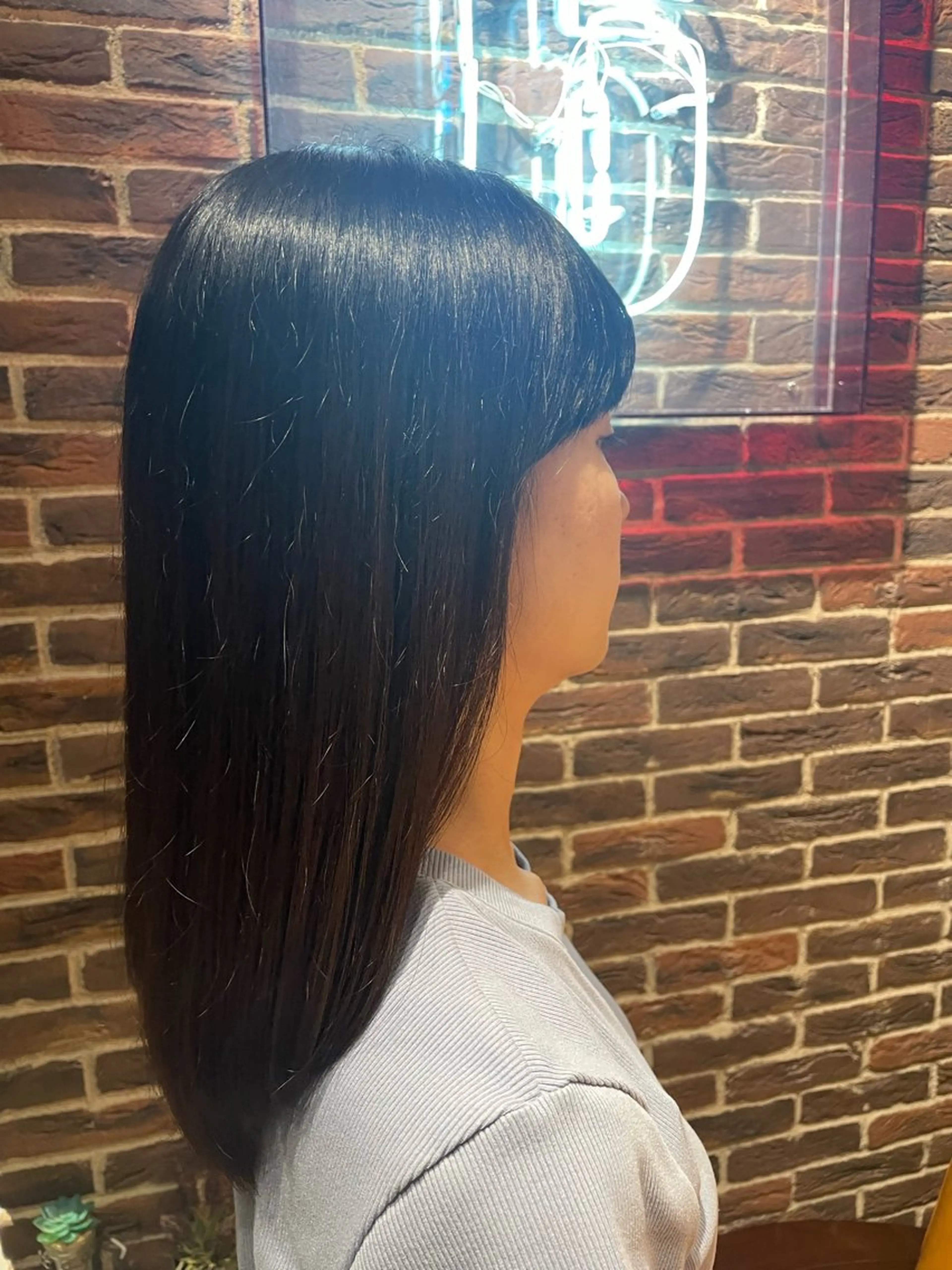 ロング カット ヘアカラー トリートメント Hair salon 6所属・ジュニアスタイリスト 照井奈保子のヘアスタイル