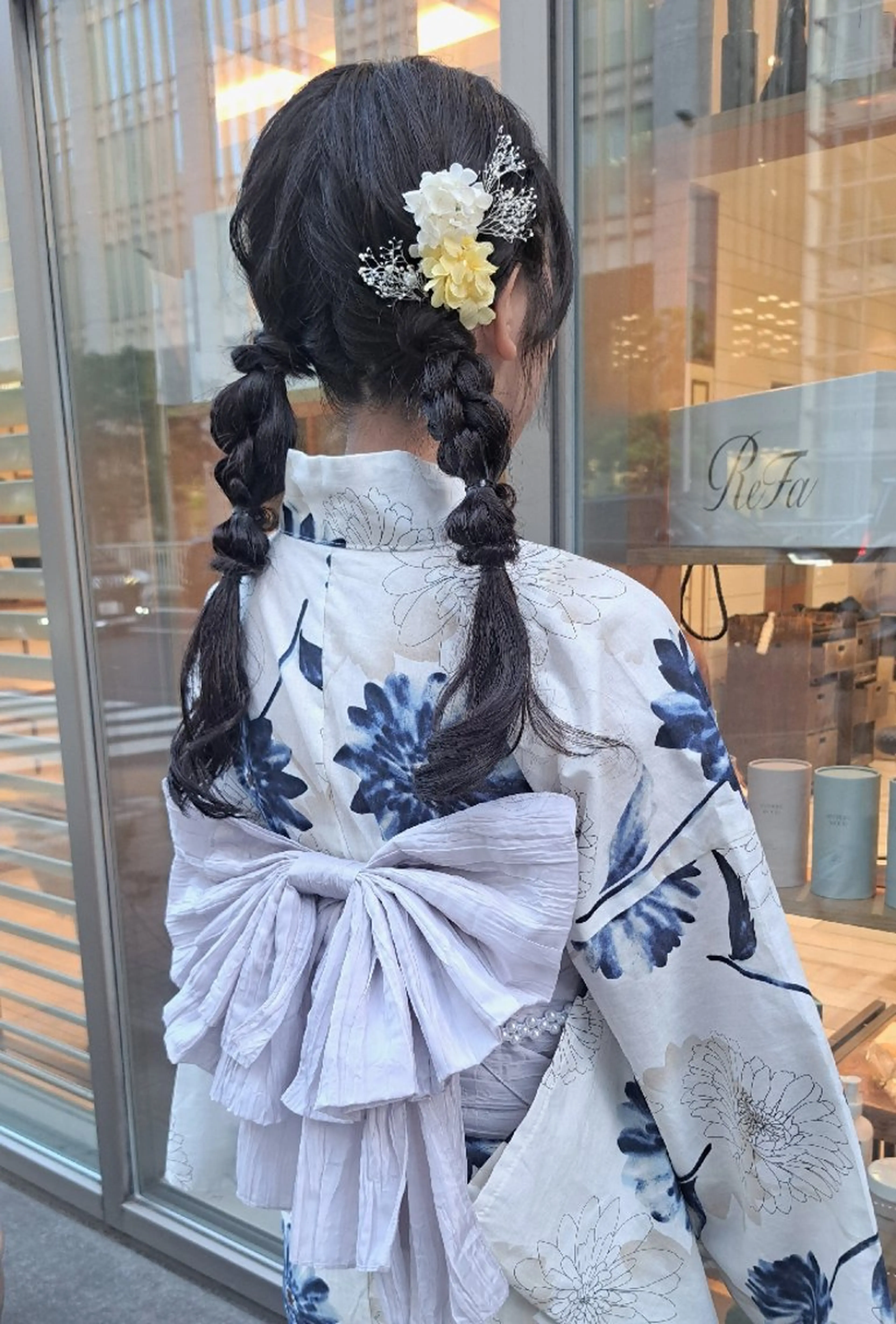 🎆浴衣着付け+ヘアセット🎆 ⚠補足説明より準備物のご確認をお願いいたします。の写真