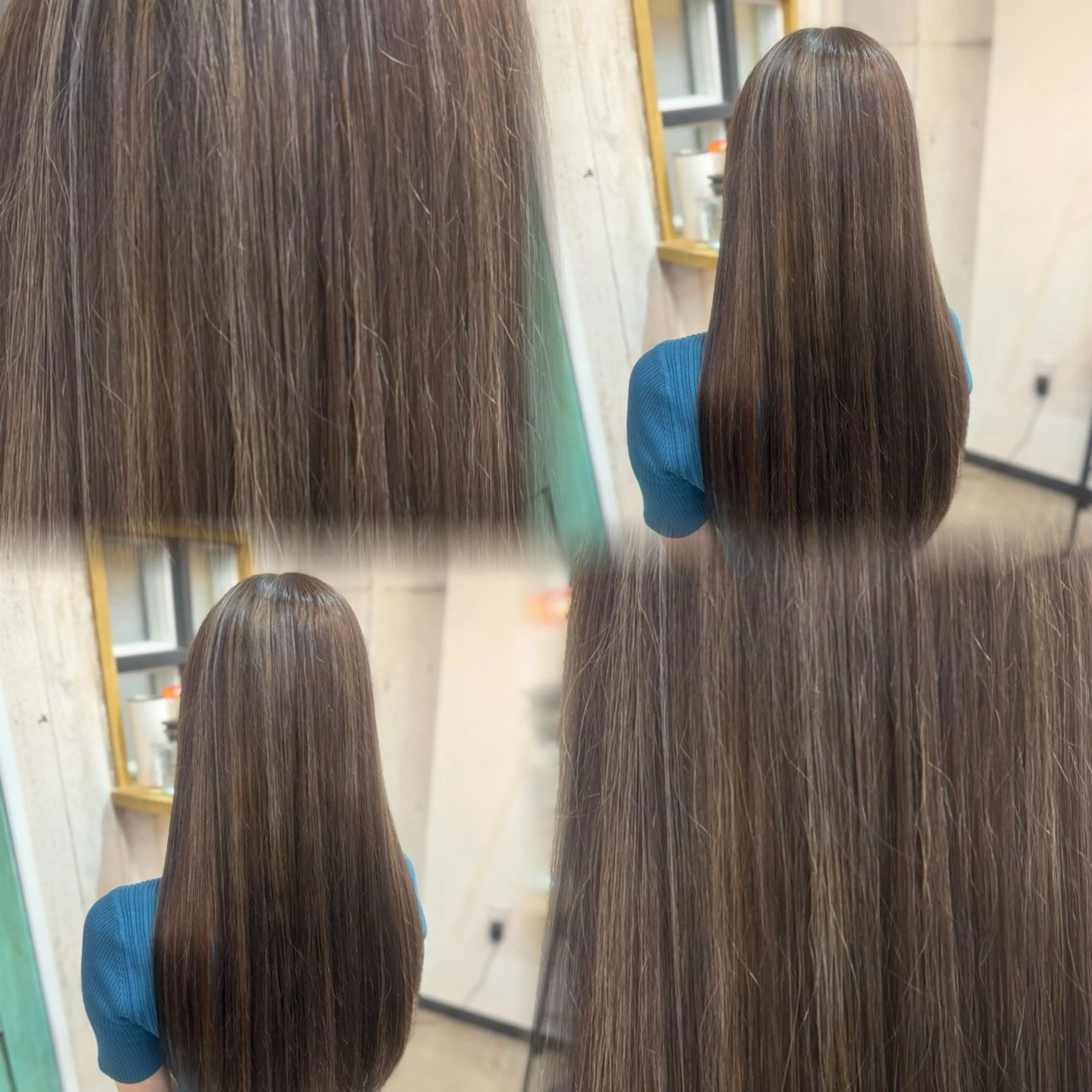 ロング カラー ヘアカラー 髙橋 李里亜のヘアスタイル