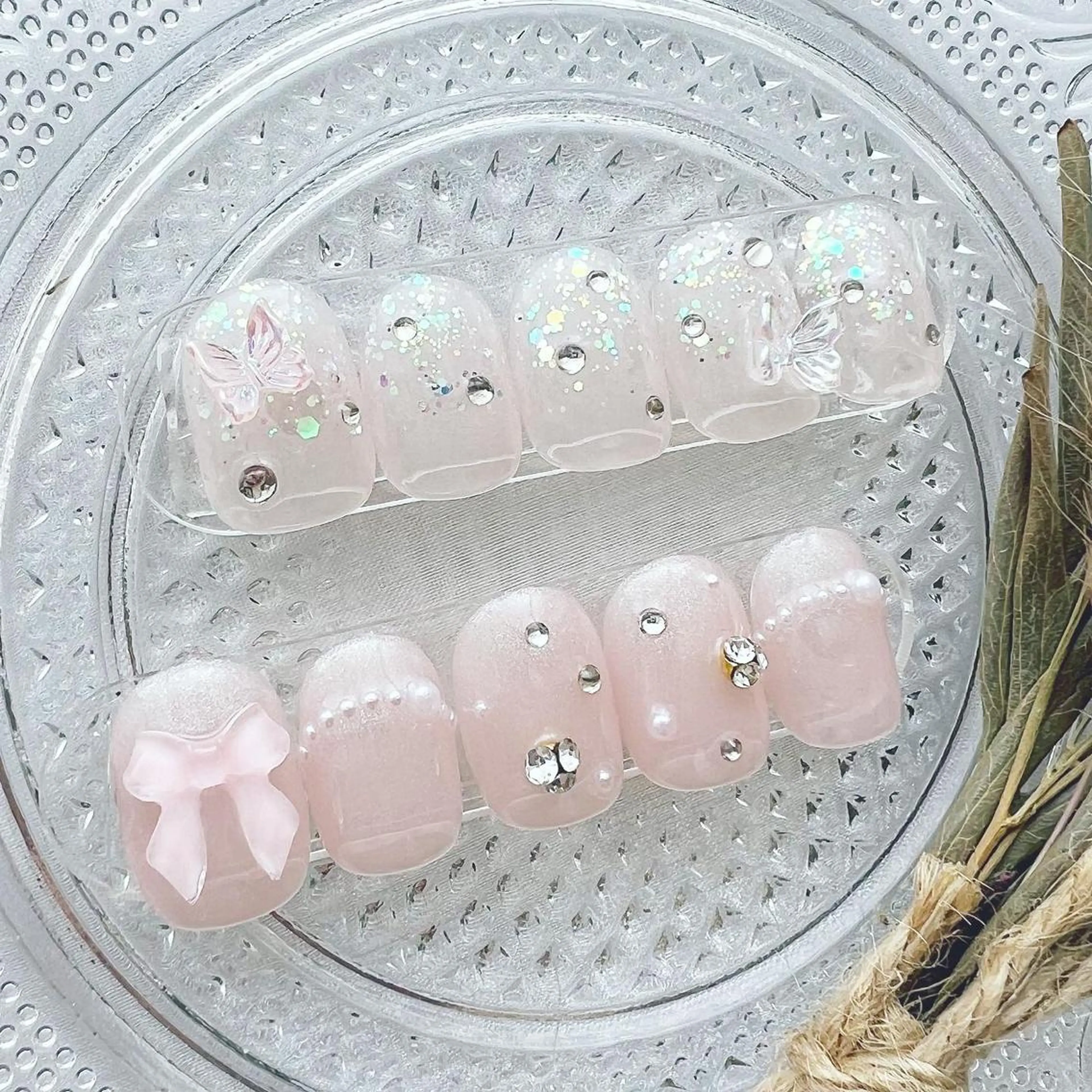 ネイル ニュアンスネイル ピンク peaberry nailのネイルデザイン