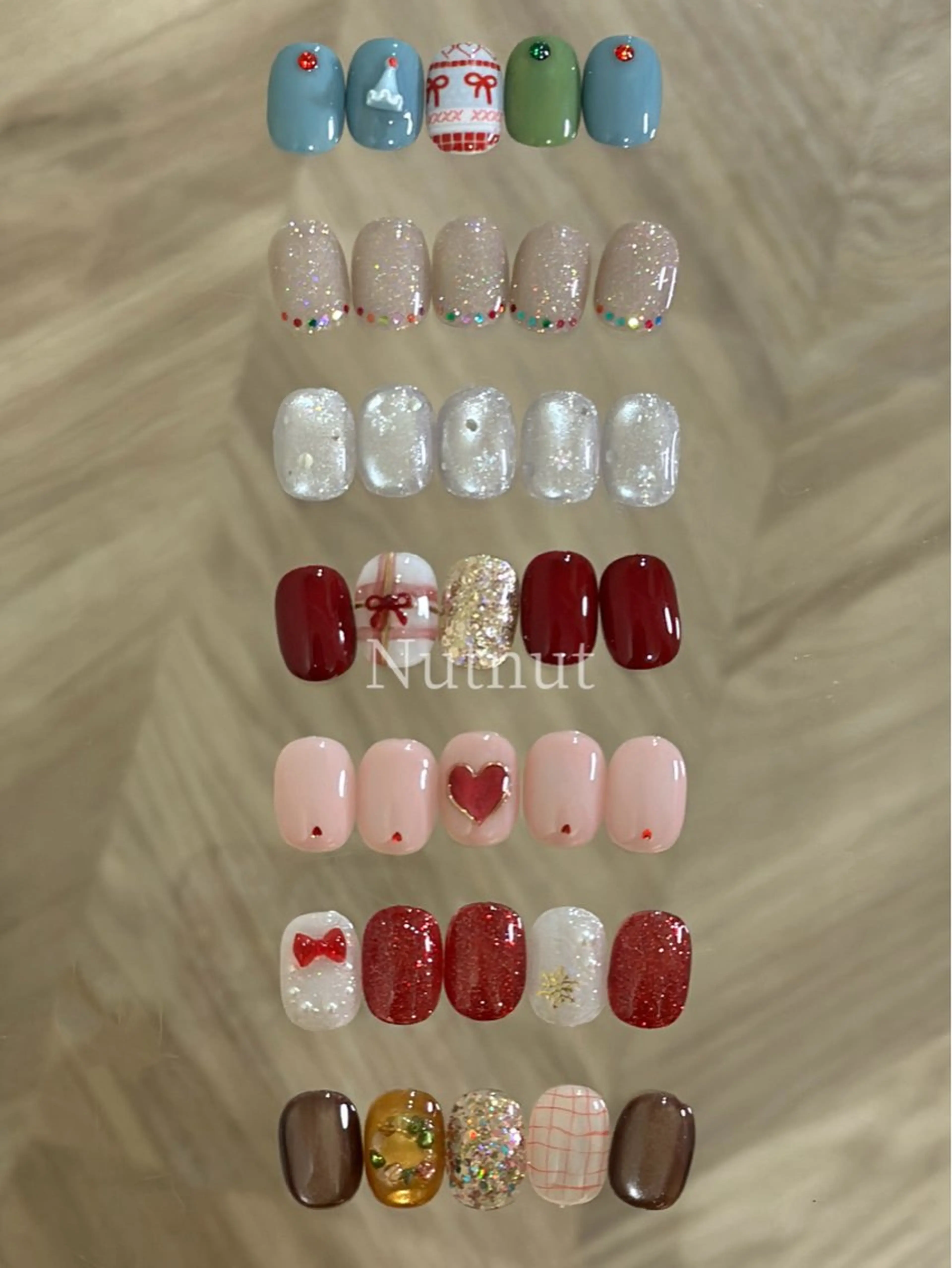 【今だけ】ほっこりXmas定額ネイルの写真