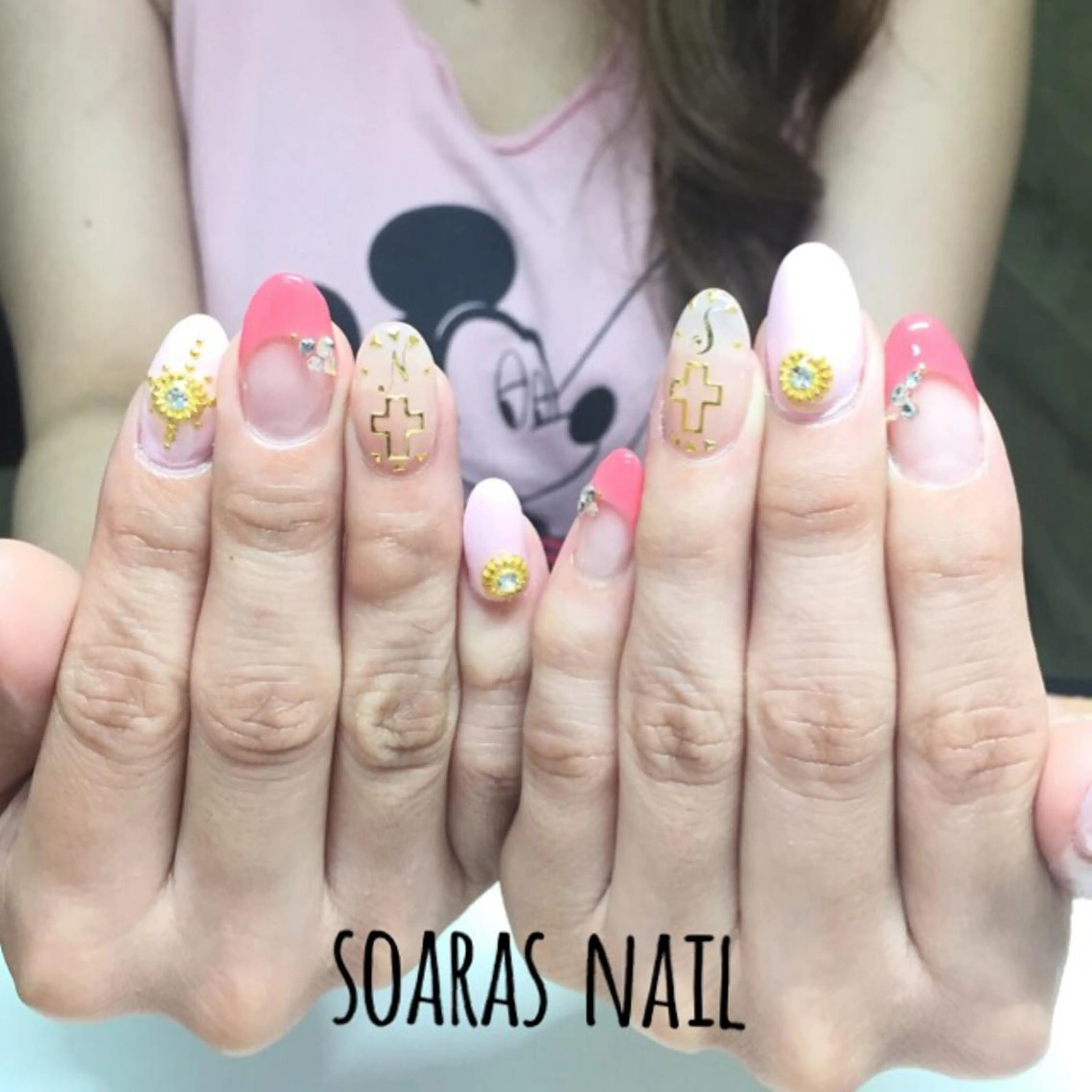 ネイル 長さ出し soaras nailのネイルデザイン