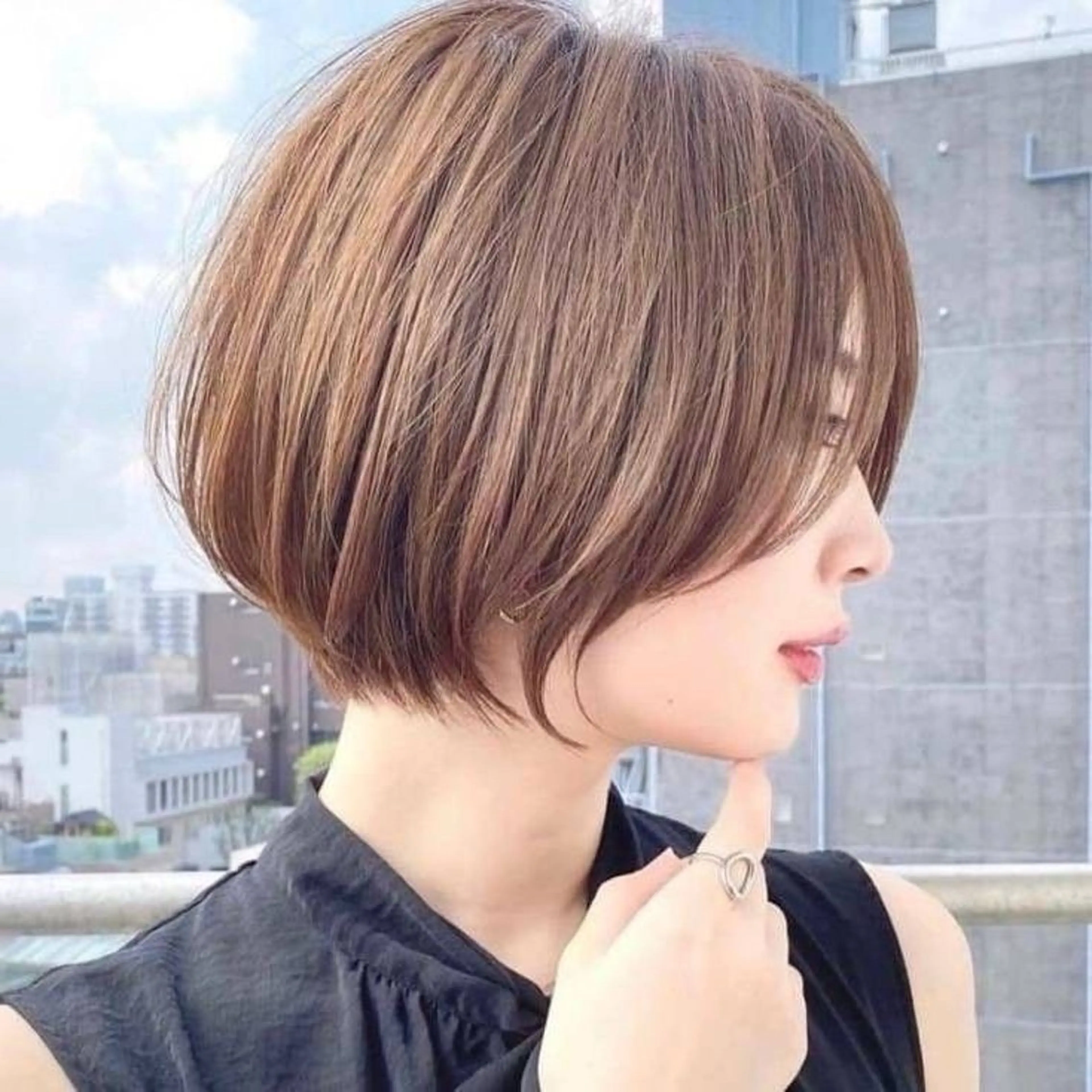カット（グラデーションボブ）の写真