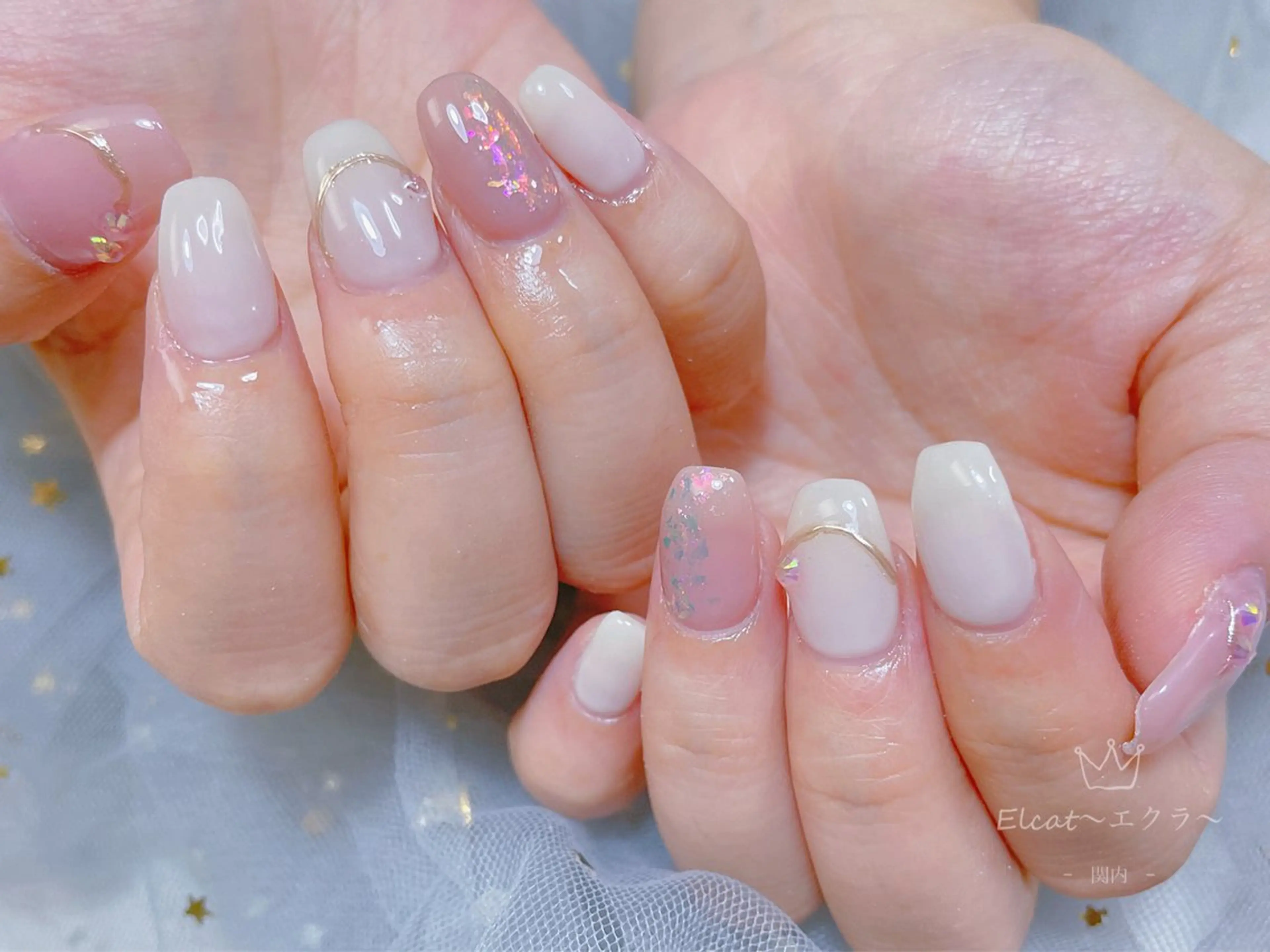 ネイル ハンドネイル ネイルサロンエクラ 🫧Shizukaのネイルデザイン