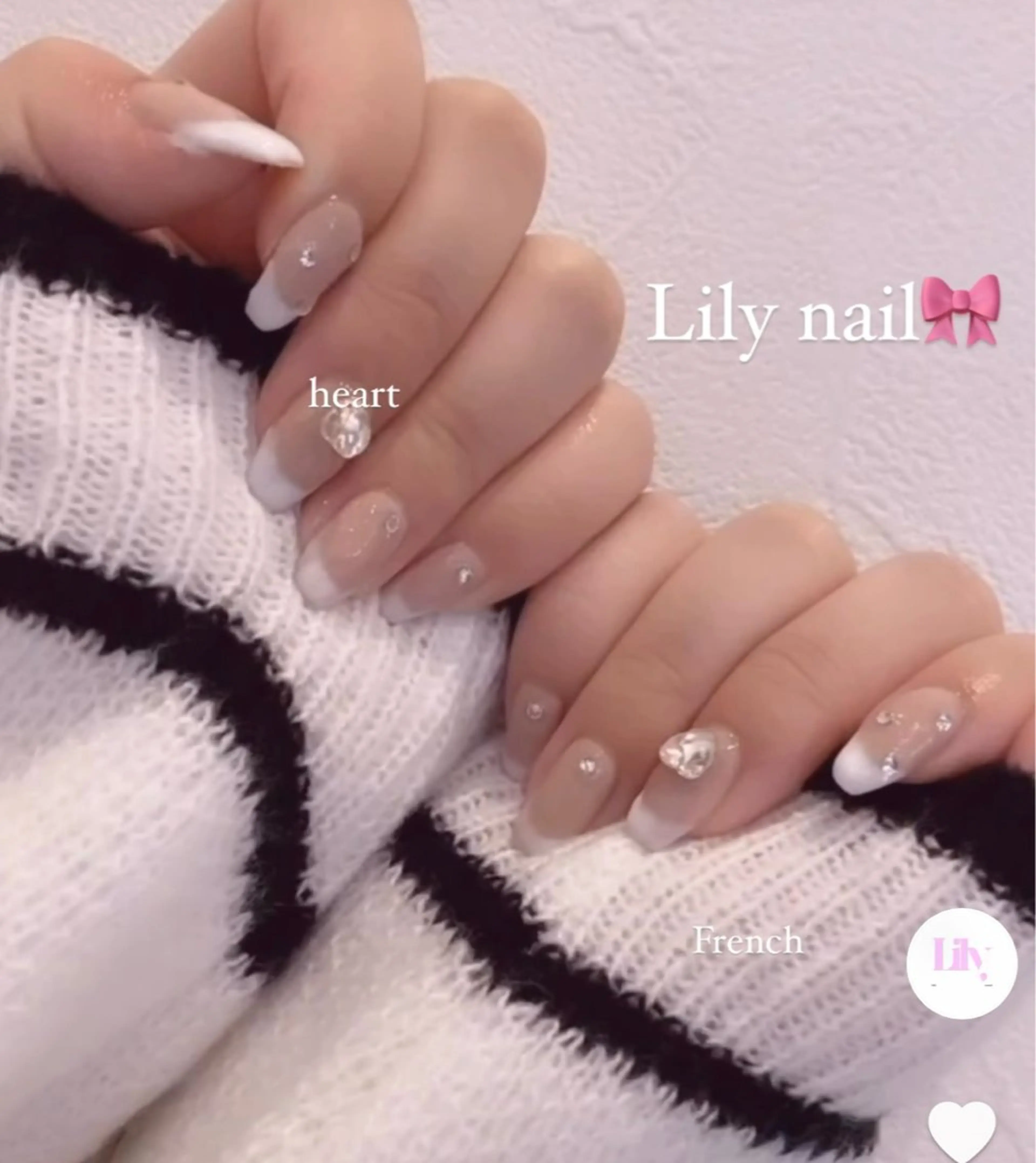 ネイル フレンチネイル Lily所属・坪山 美優のネイルデザイン