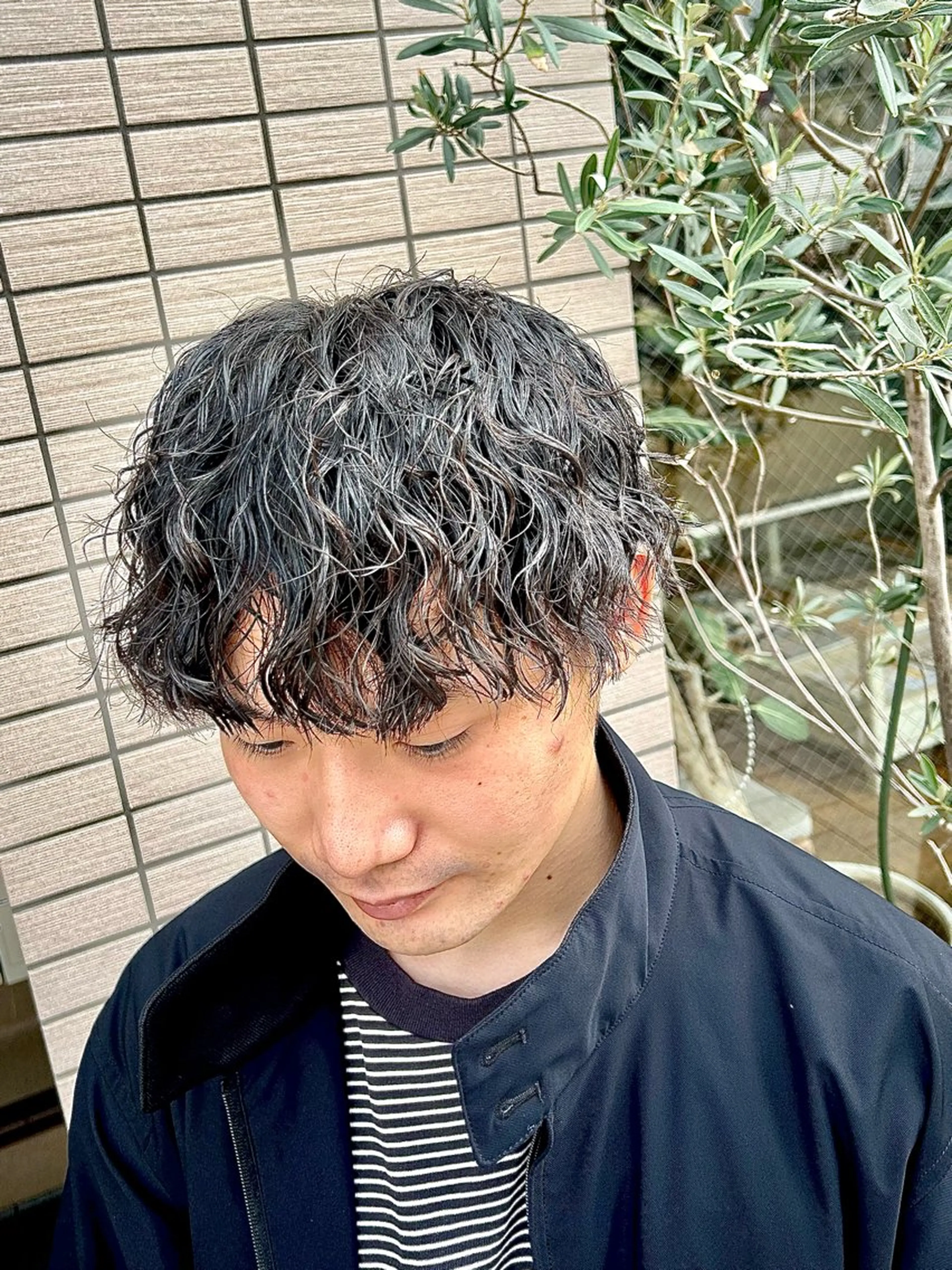 パーマ メンズ カット パーマ メンズ特化／ パーマ/Rena🎀のヘアスタイル