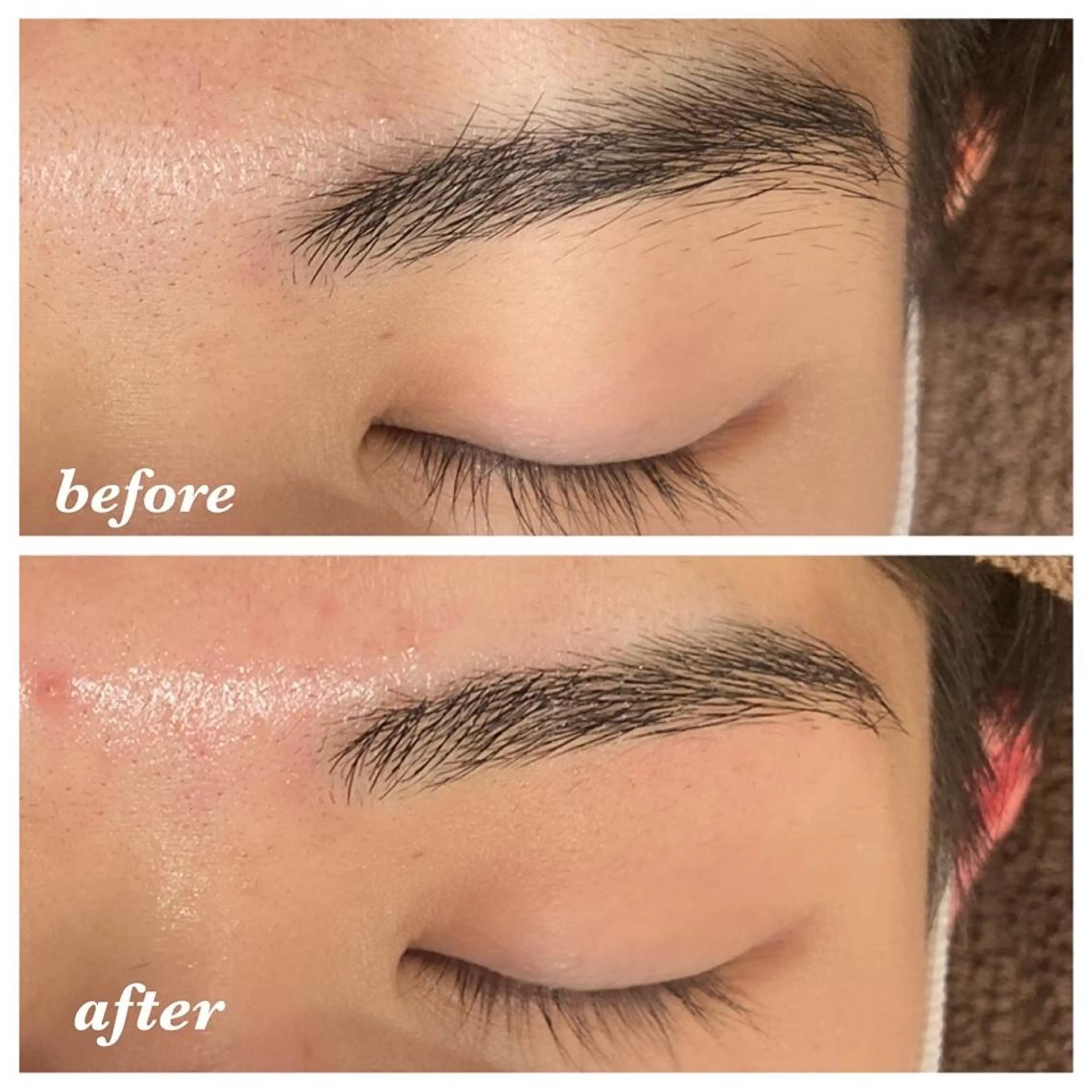 メンズ アイブロウ 曲がる縮毛矯正 LIBER 　岩名のヘアスタイル