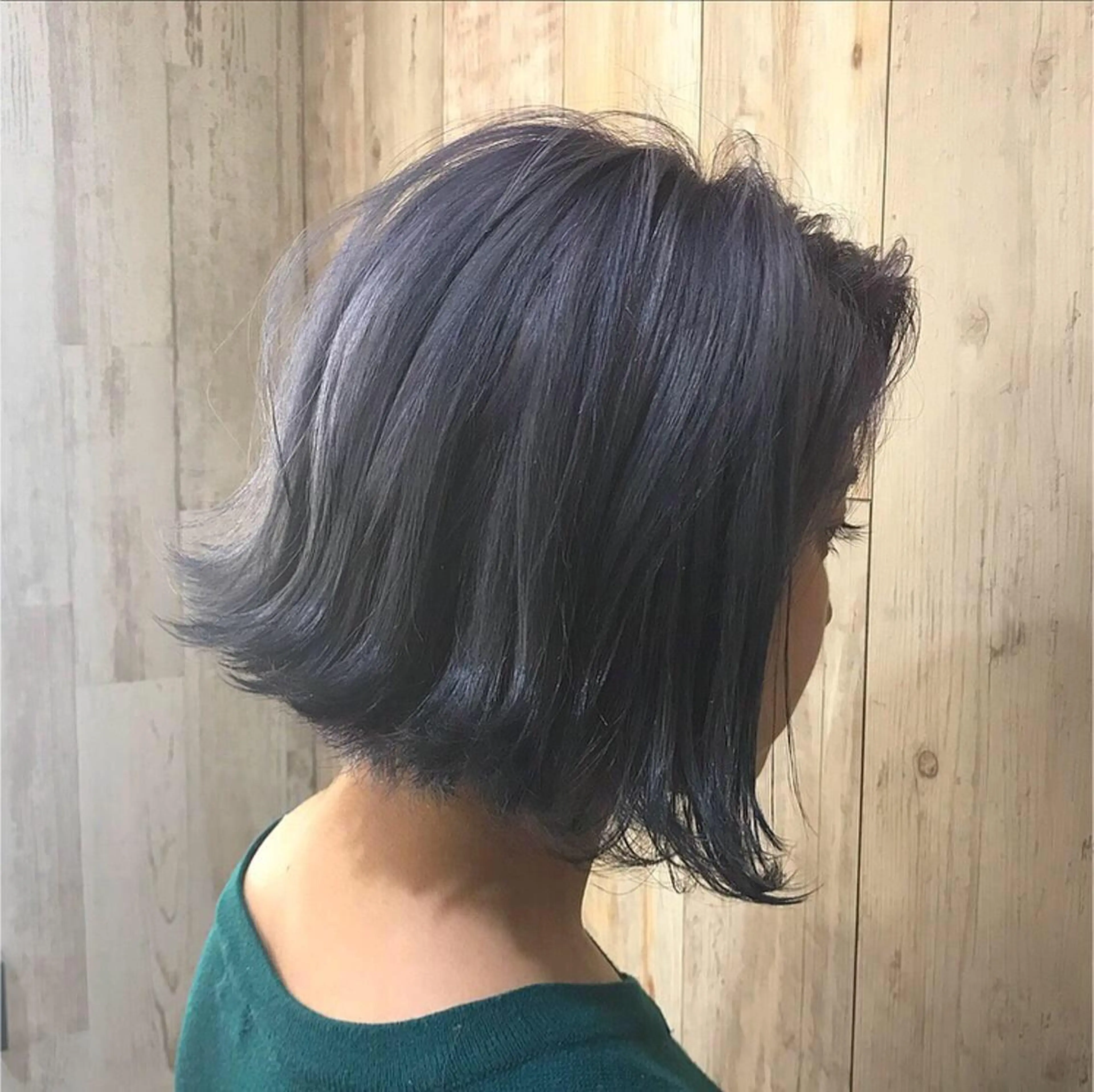 ミディアム カラー ブルーカラー エリアNo.1カラー ⭐️hikaru⭐️のヘアスタイル