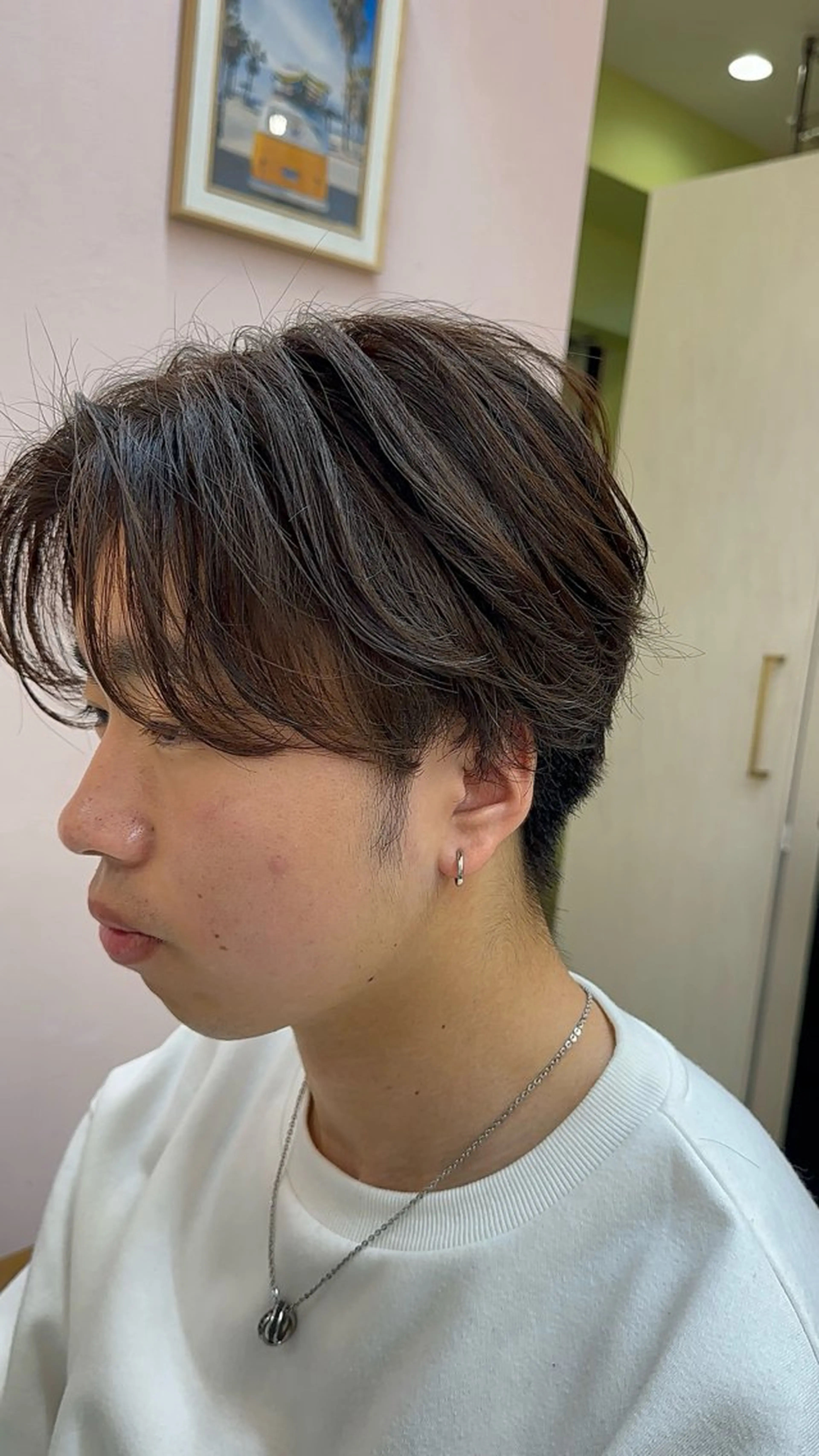 パーマ メンズ メンズパーマ ニュアンスパーマ カット パーマ トリートメント 縮毛矯正💎似合わせ ショート‼️/ともきのヘアスタイル