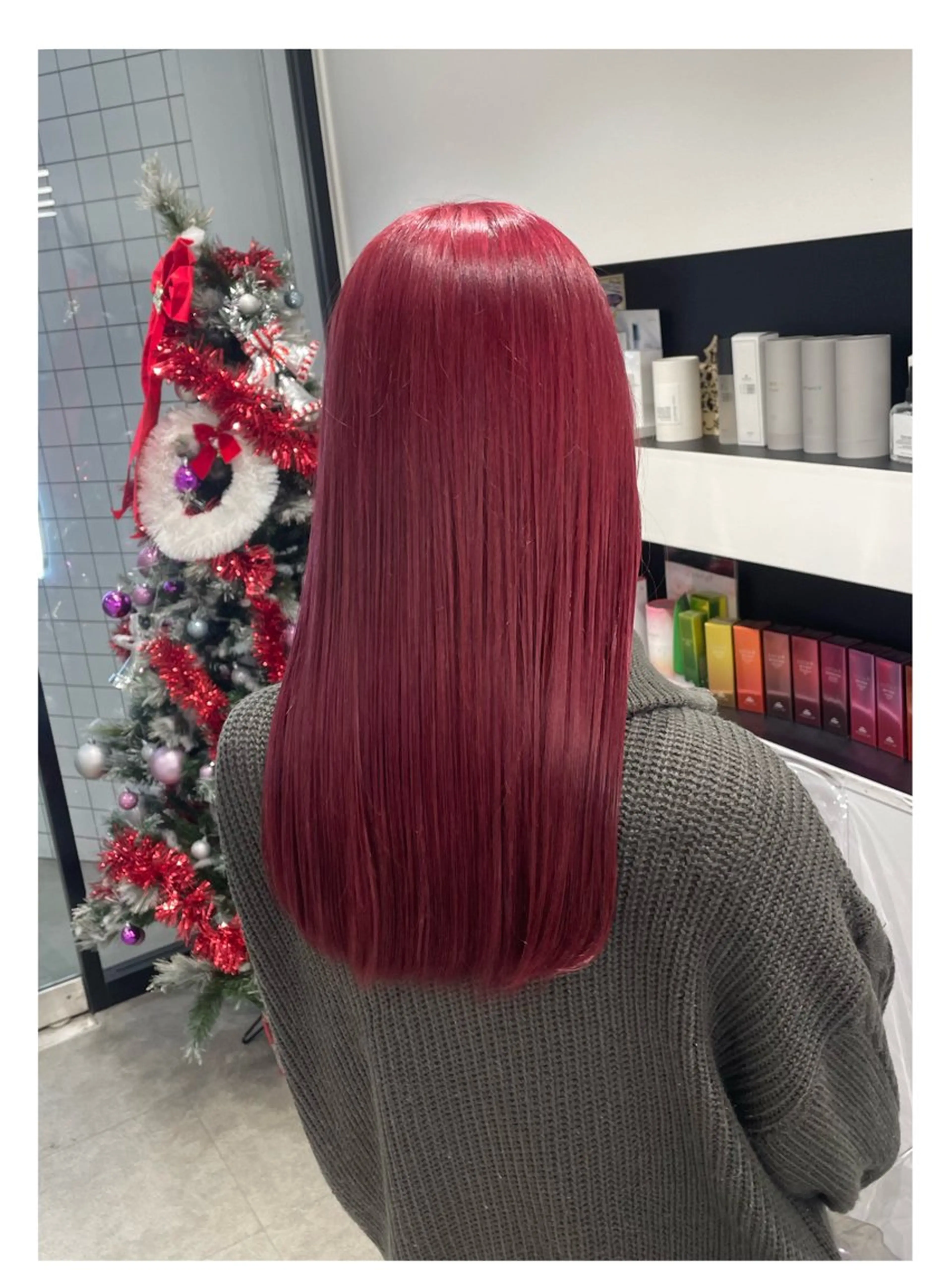 セミロング カラー メンズ ヘアカラー トリートメント ハイトーン特化艶髪/ 透明感カラー/なおとのヘアスタイル