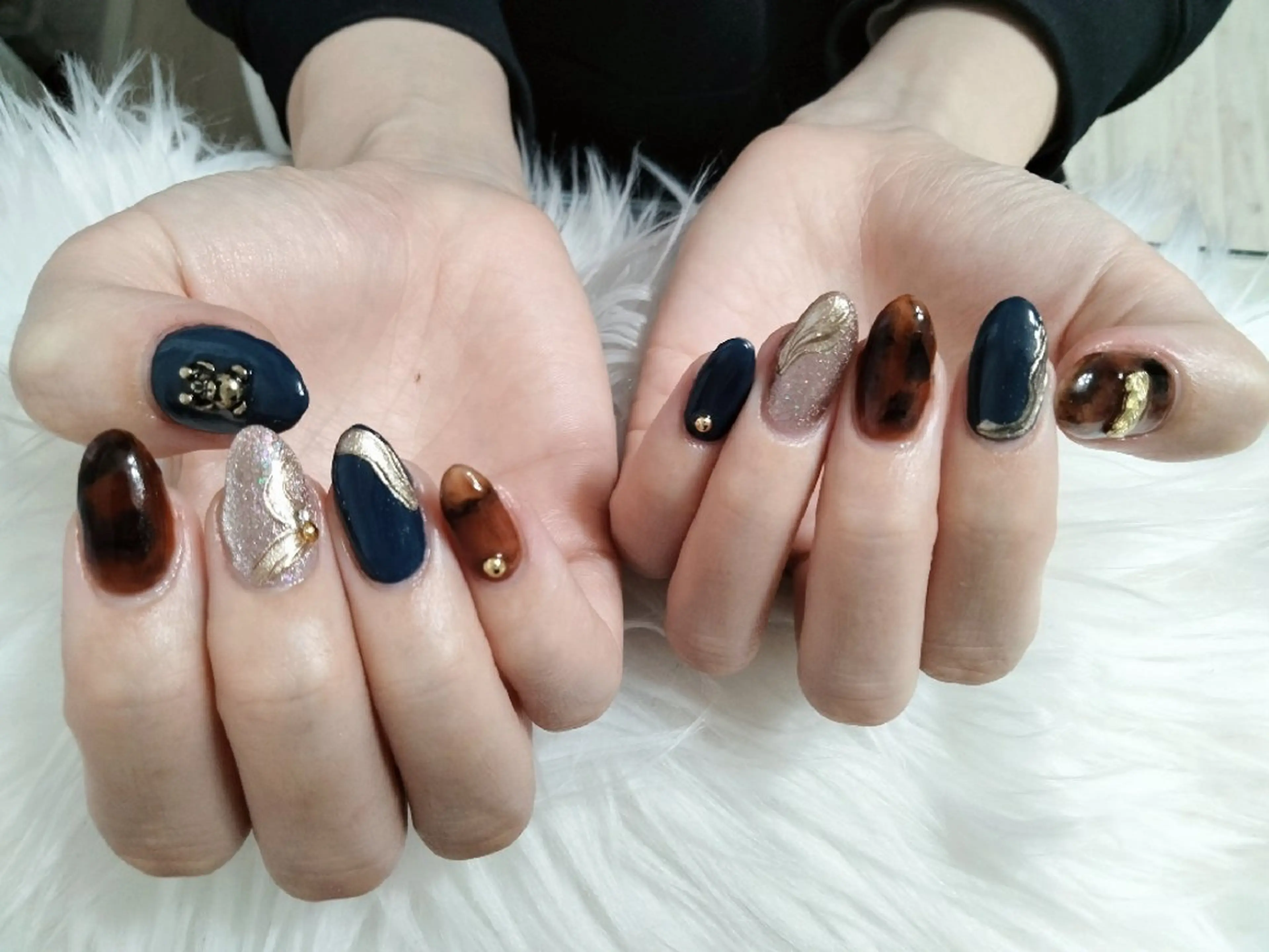 ネイル ジェルネイル パラジェル ハンドネイル Beaubie  nailサロンのネイルデザイン