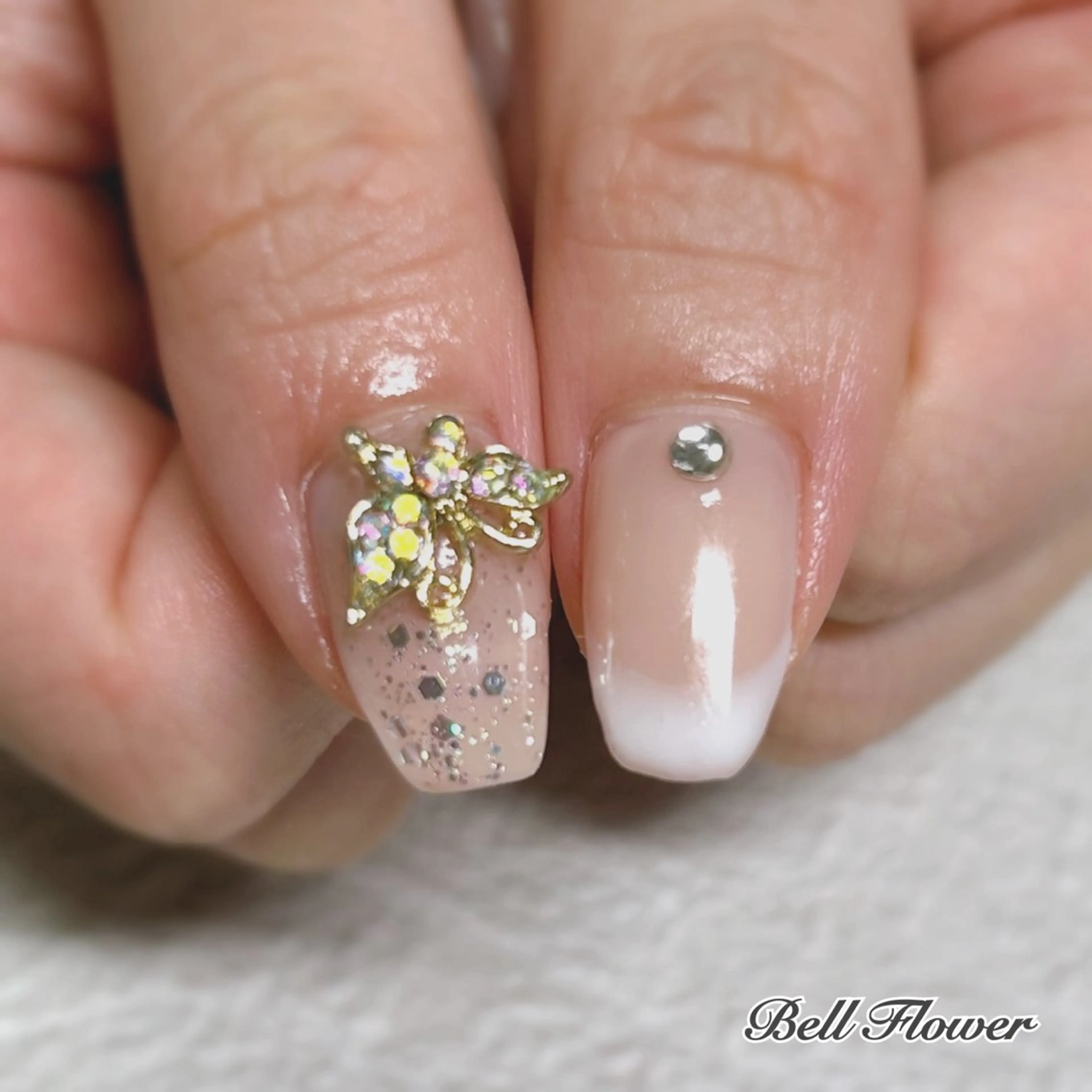 ネイル ハンドネイル Bell Flowerのネイルデザイン