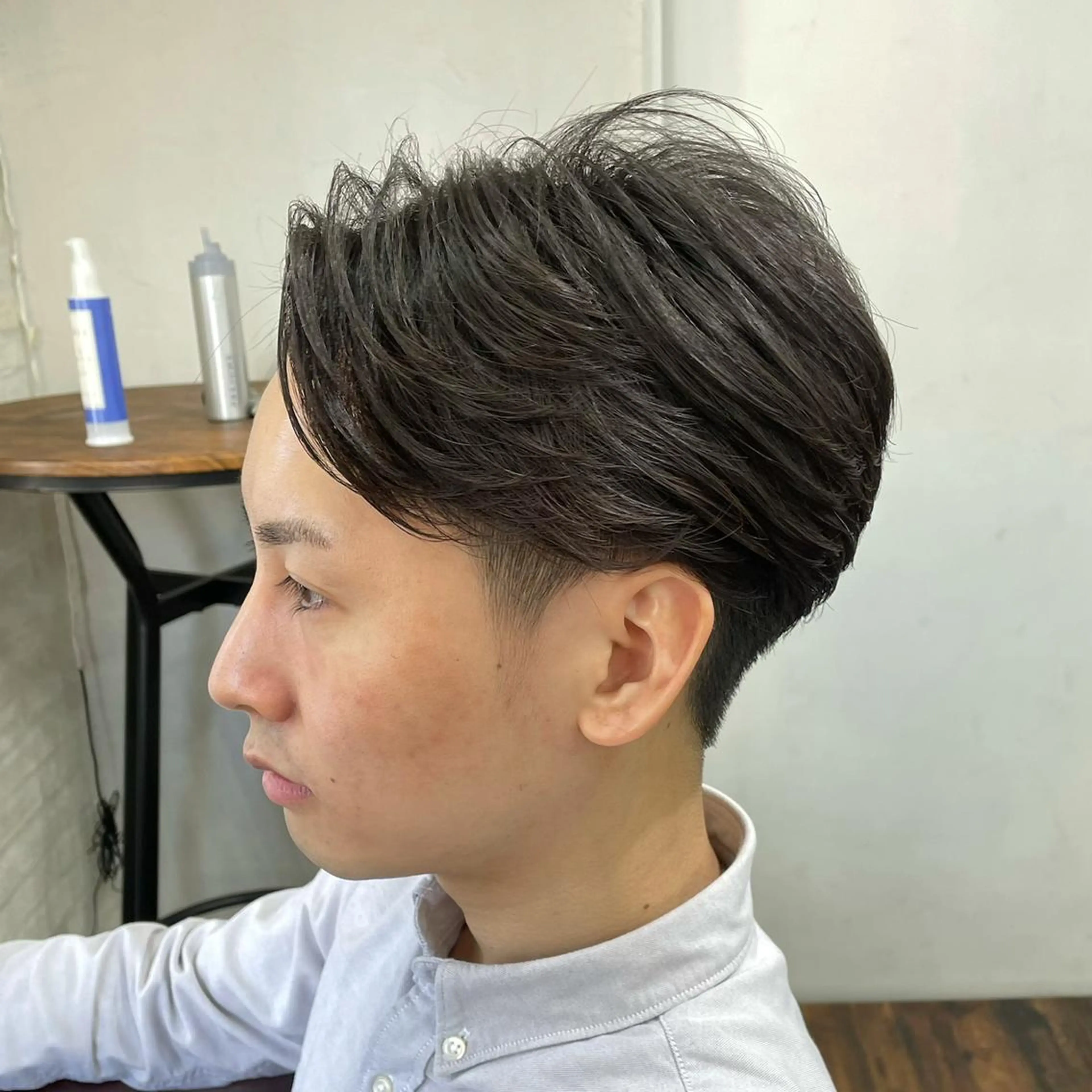パーマ メンズ ビジネス カット パーマ トリートメント Soleria /ソレリア所属・メンズカットのプロ 田中慎一のヘアスタイル
