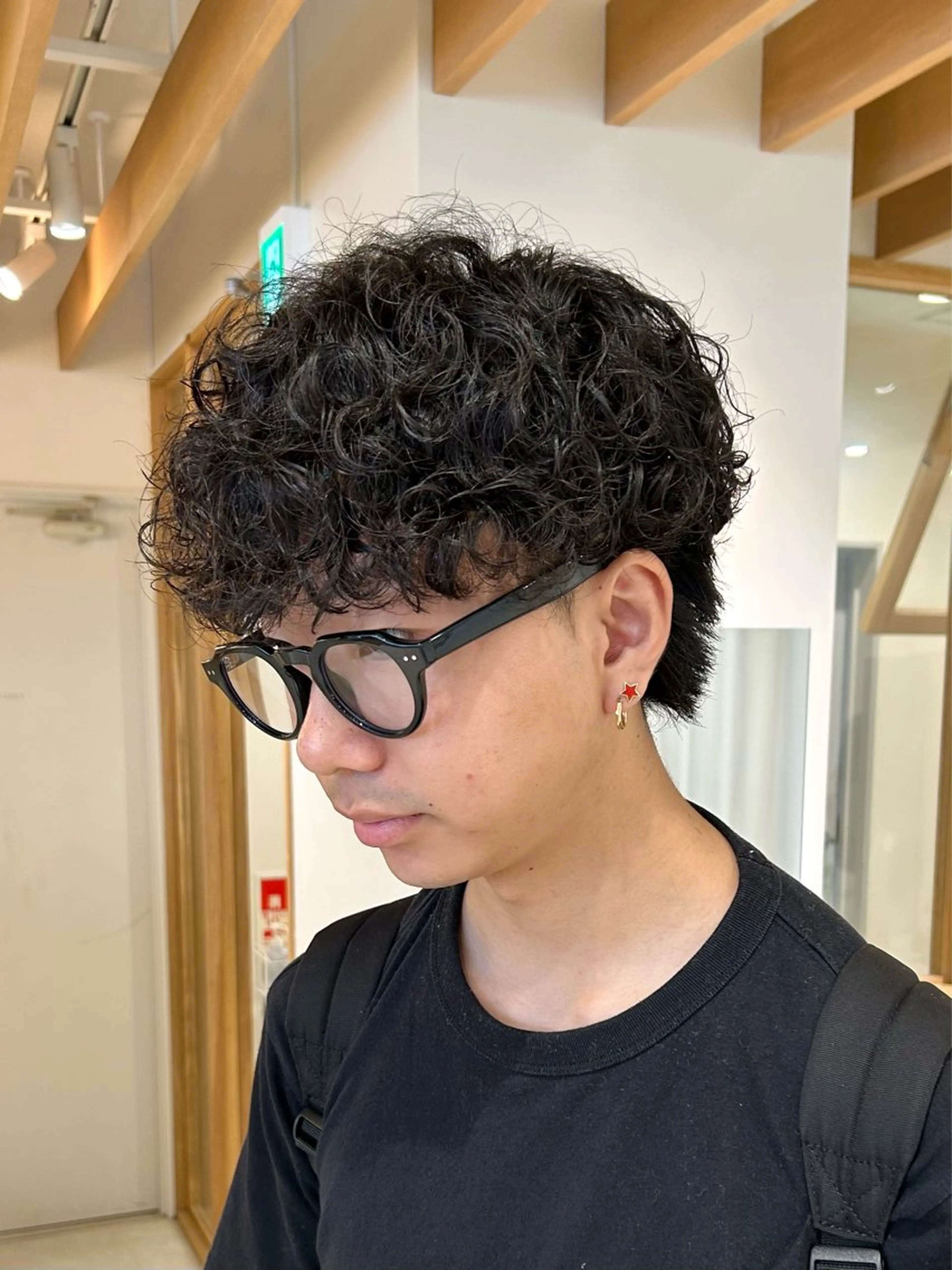 パーマ メンズ カット パーマ 矢場町/酸性ストレー ト/ボブパーマのヘアスタイル