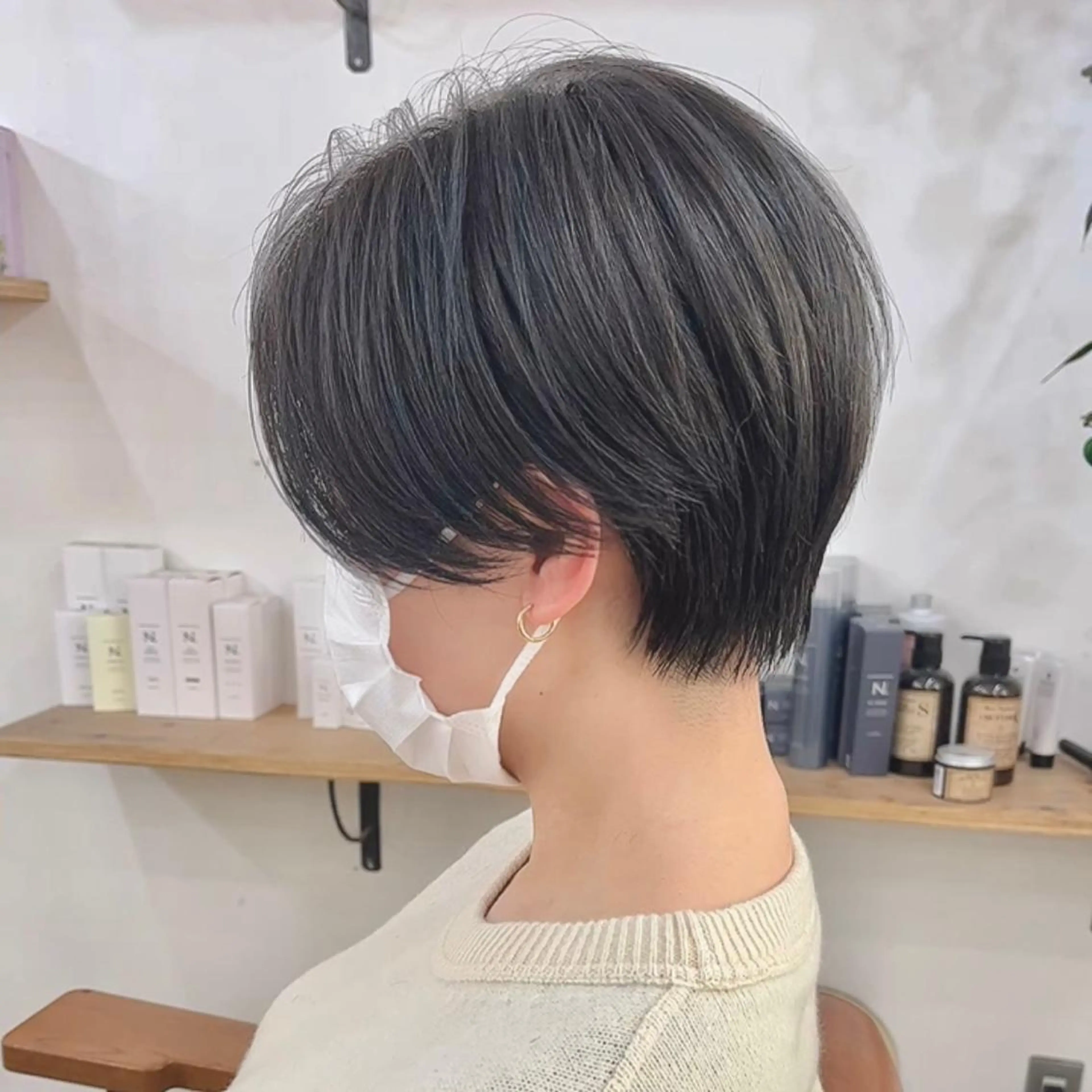 ショート カラー ハンサムショート ショートヘア SALOWIN 横浜 8F所属・ショートヘア、ボブ こやさん　コヤマのヘアスタイル