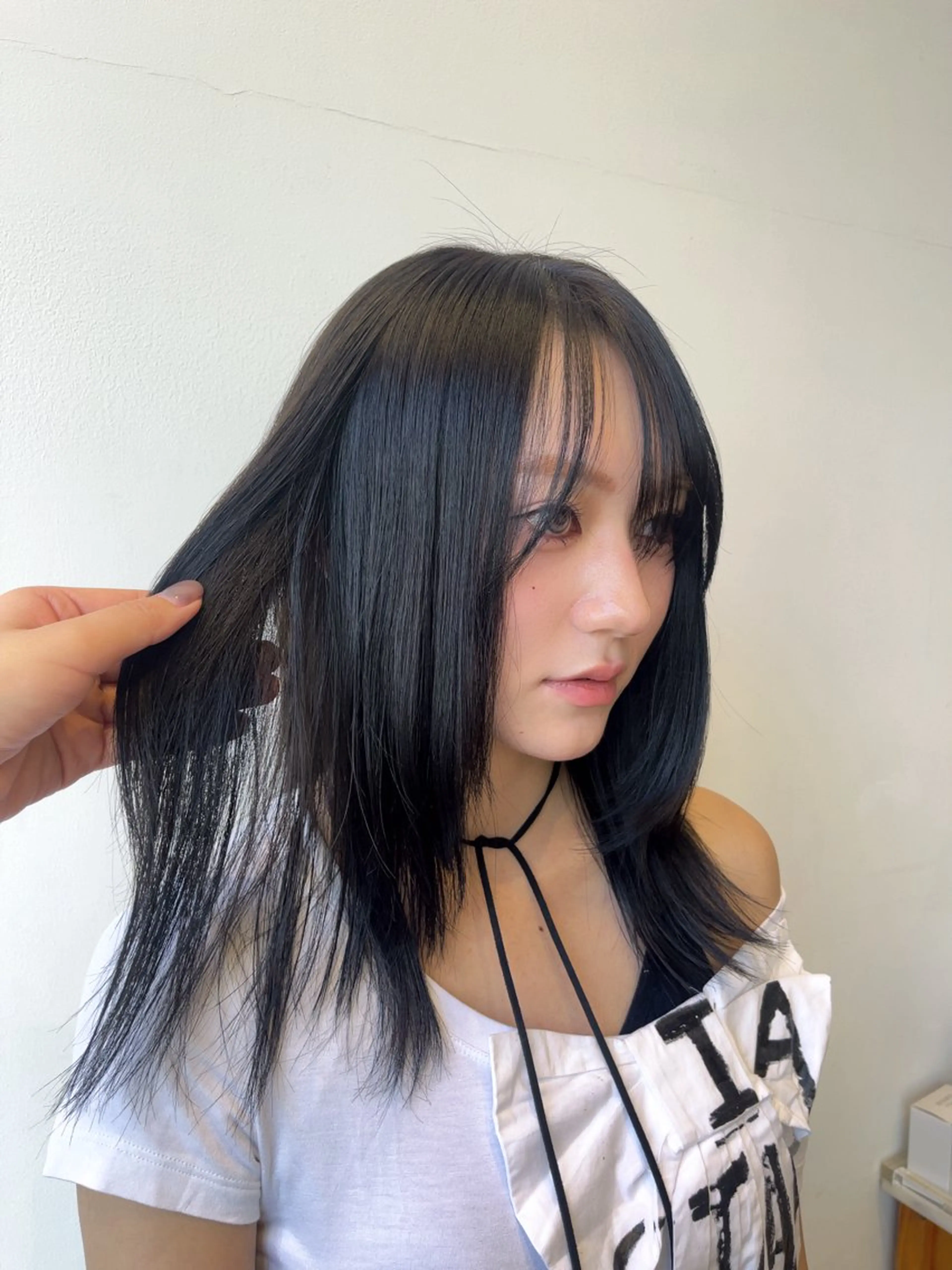 セミロング カラー ヘアカラー つじしおり／ ショートヘア募集のヘアスタイル
