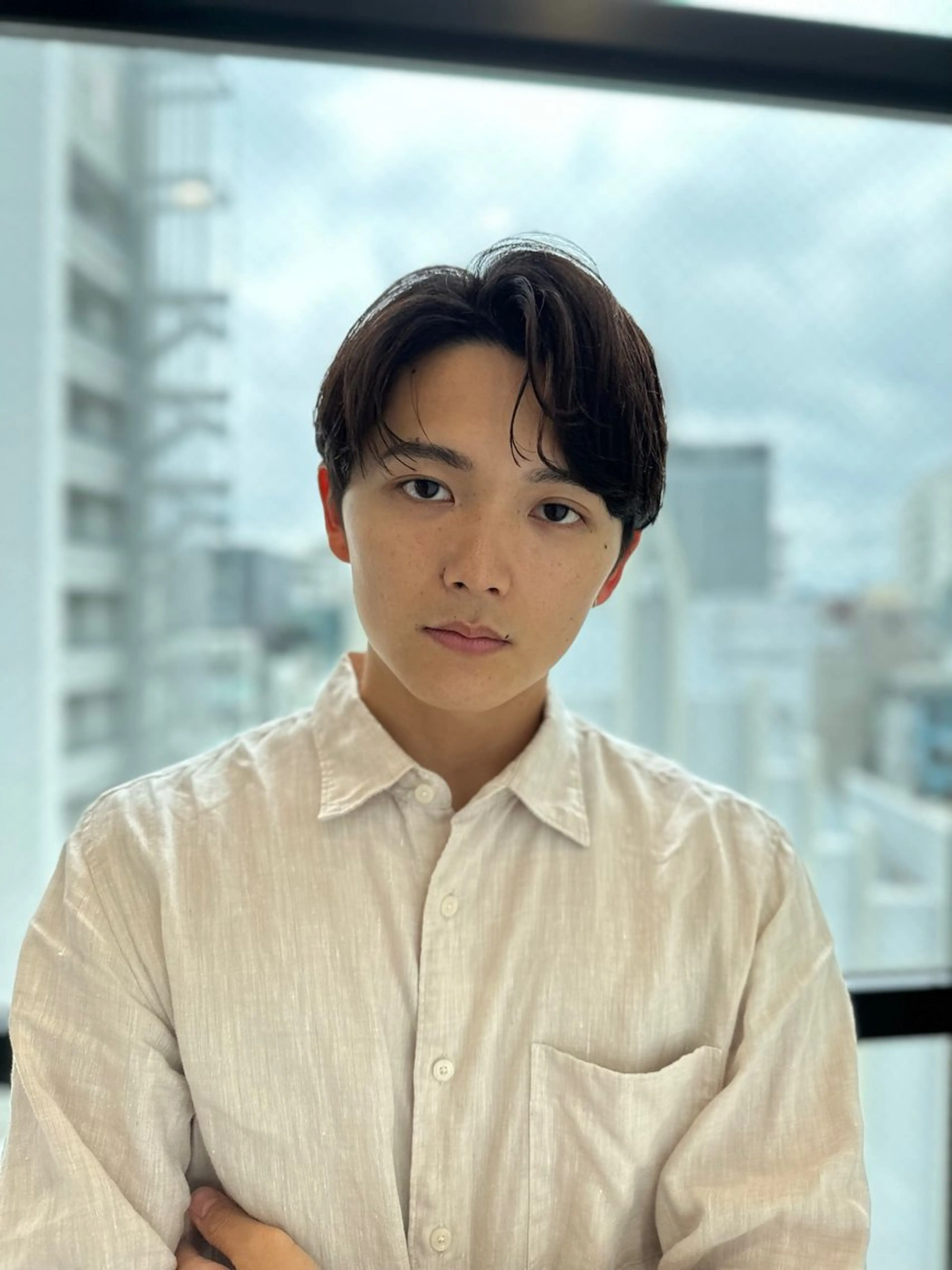 パーマ メンズ メンズパーマ ニュアンスパーマ RAF TOKYO所属・10月限定モニター 髪質改善美髪矯正のヘアスタイル