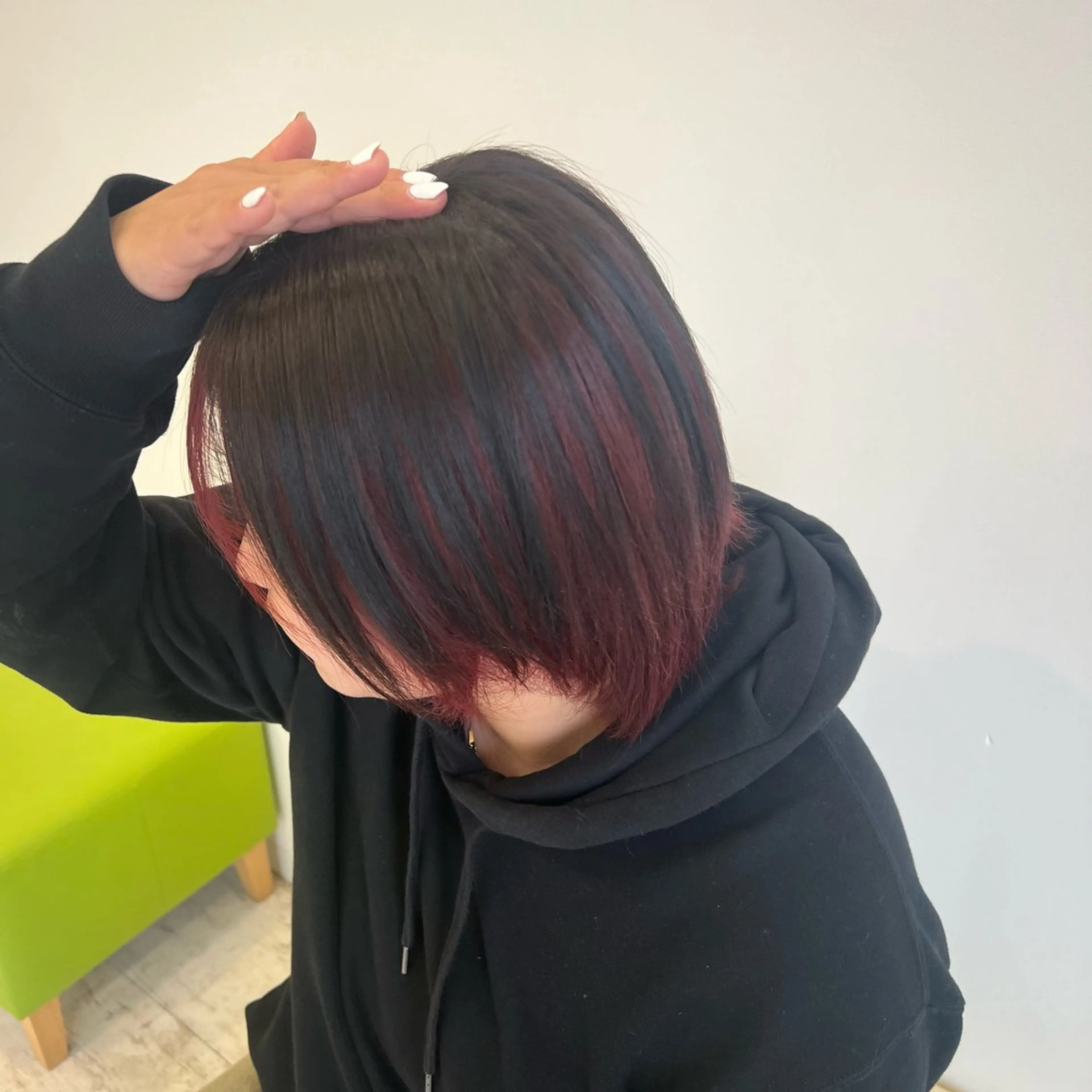 🎀🌷ワンカラー➕アンブレラカラー🖤⋆͛*͛の写真