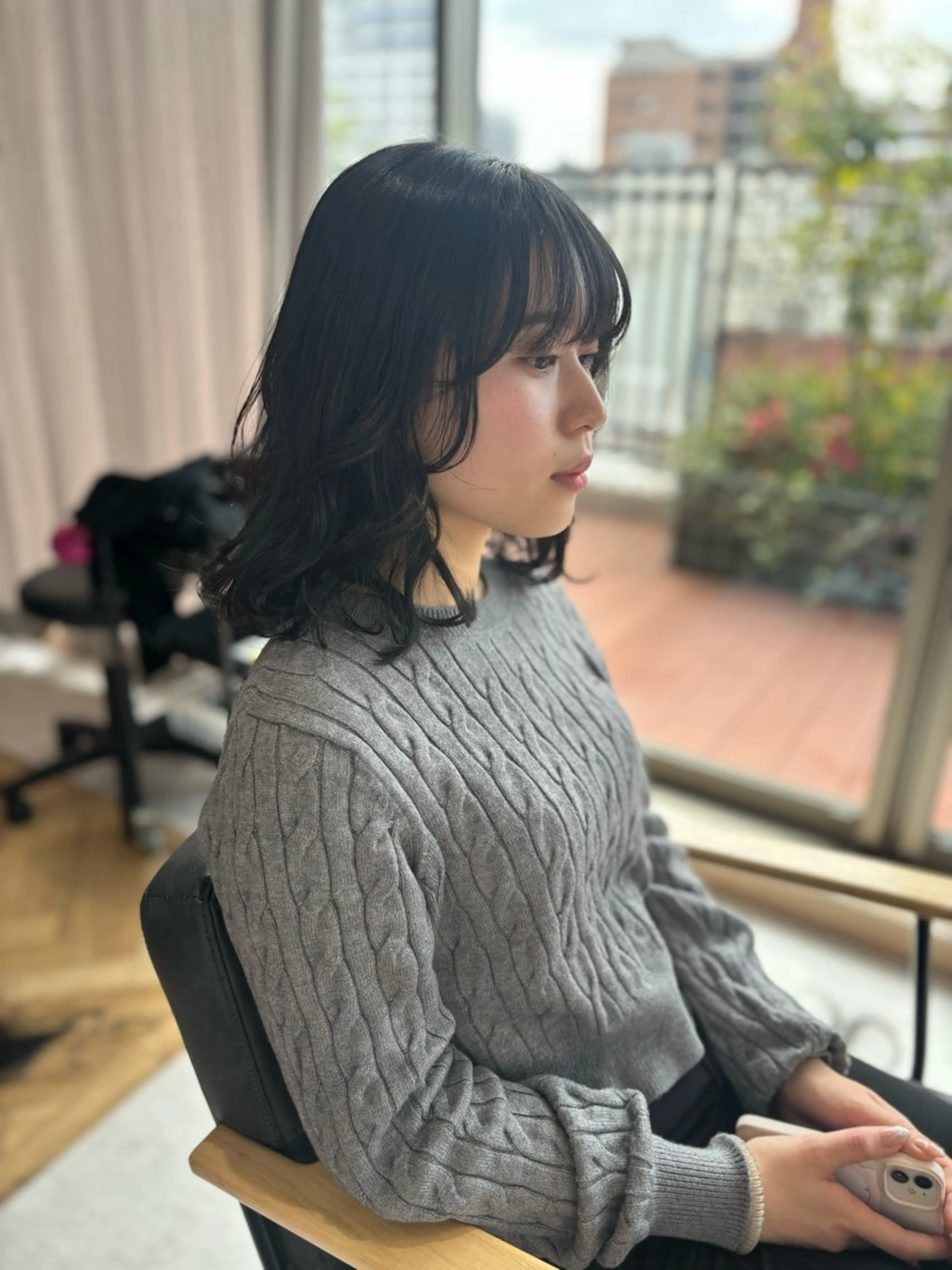 ミディアム Asumi 髪質改善のヘアスタイル