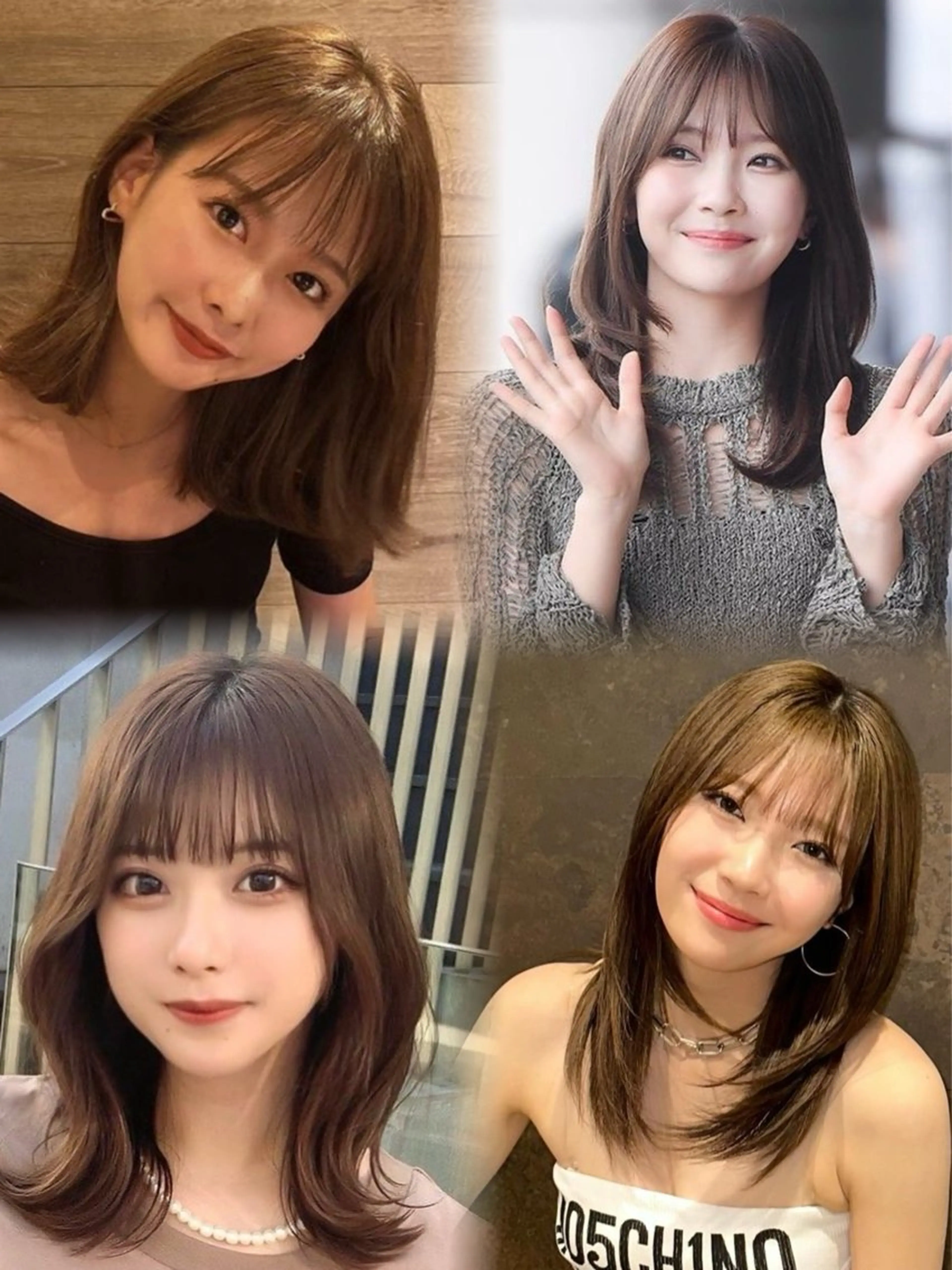 ミディアム レイヤーカット 似合わせカット 札幌美容師♡西塔 瑠音🎀のヘアスタイル