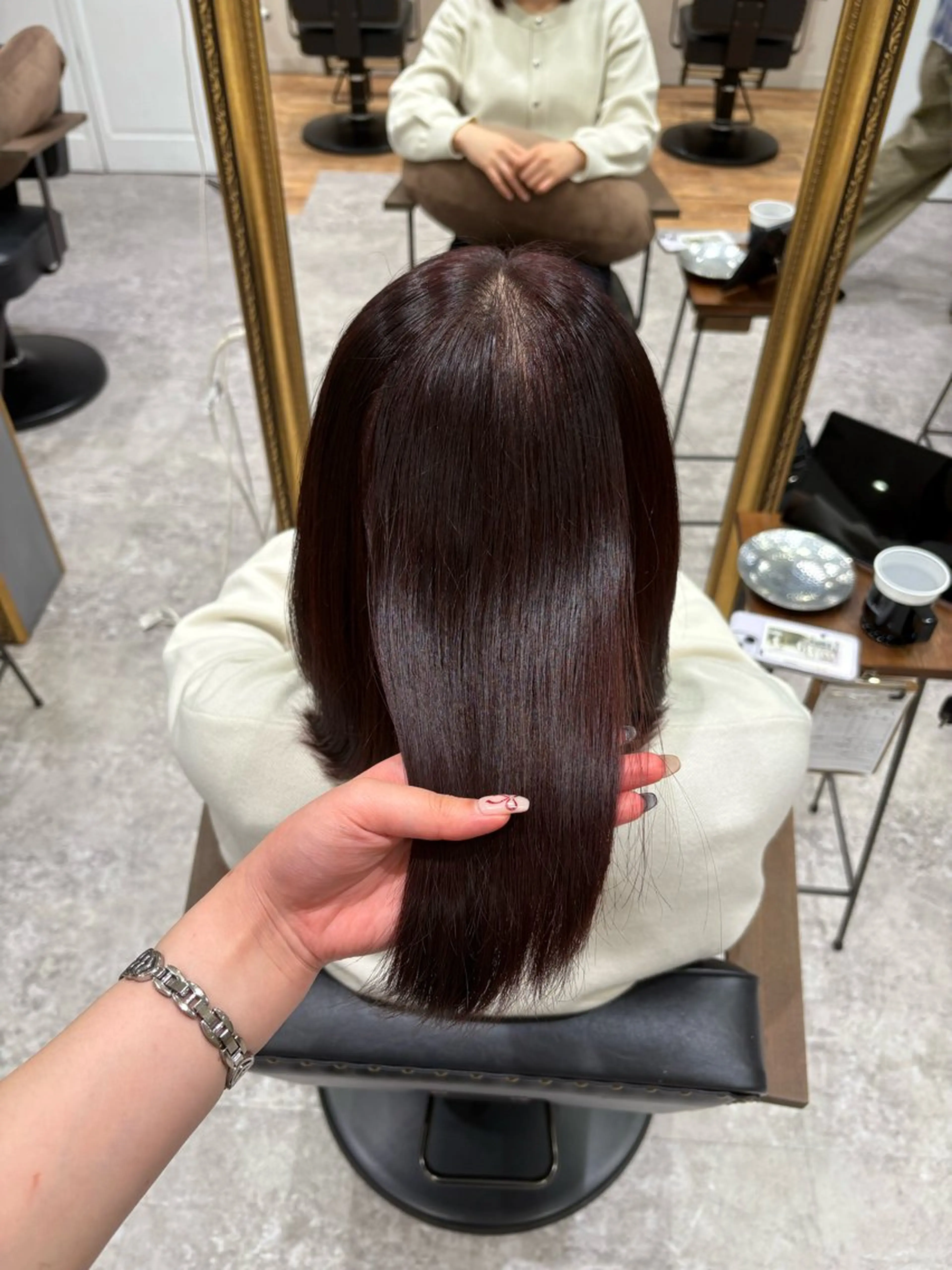 カラー ヘアカラー トリートメント 透明感カラー/ダブル カラー/MAI🎀のヘアスタイル