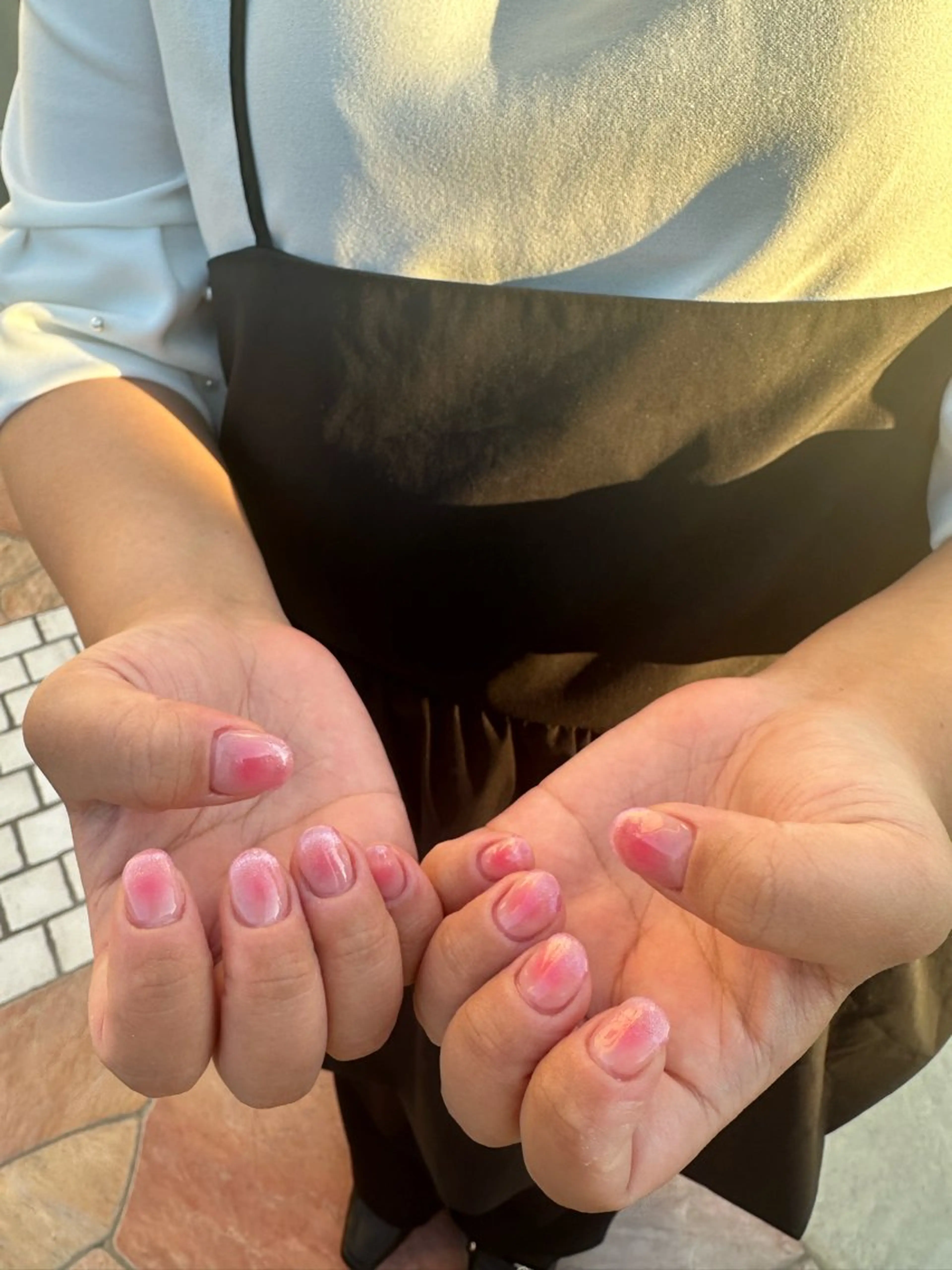 ネイル チークネイル ショートネイル nail salon coco.のネイルデザイン