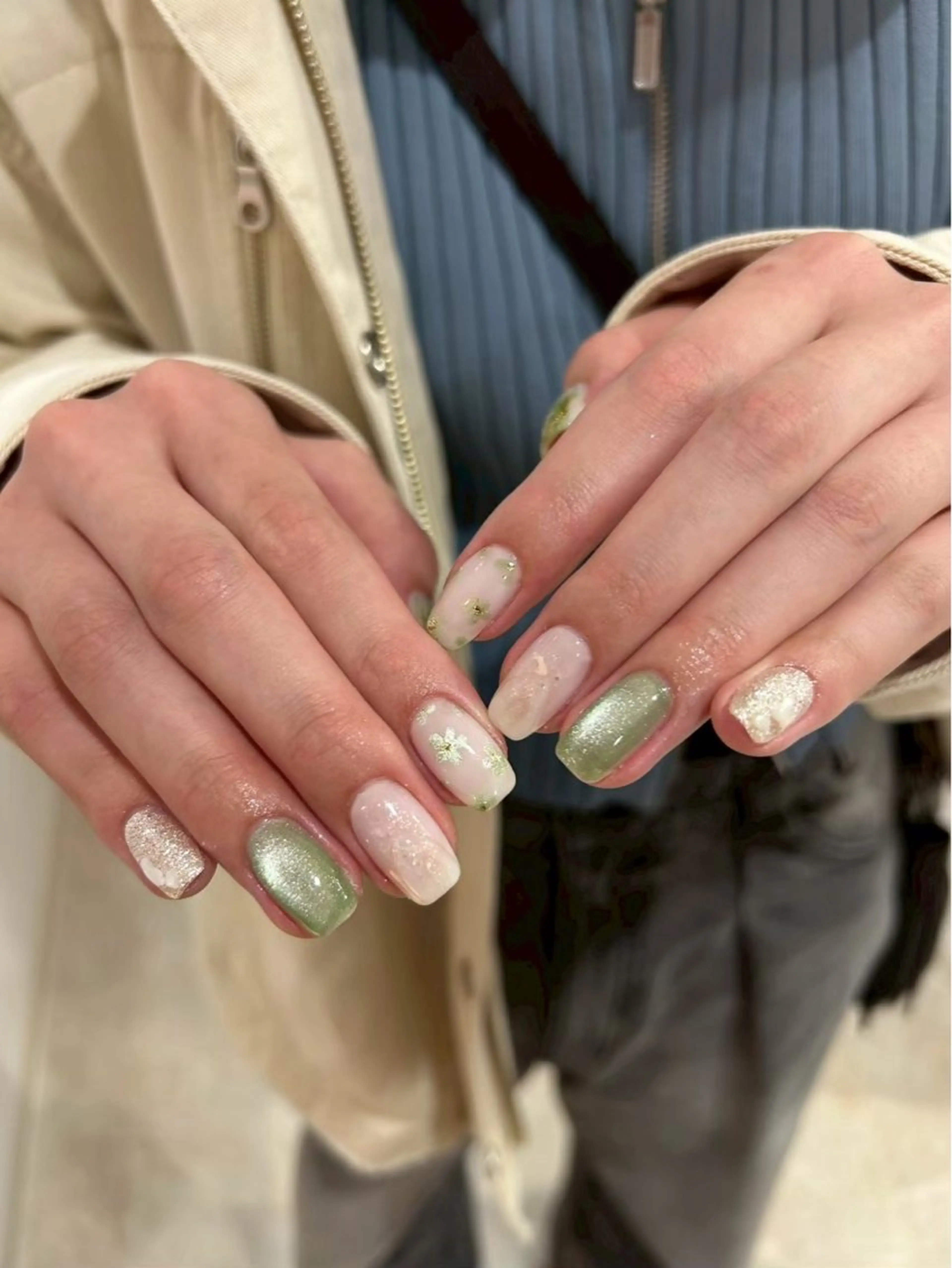 ハンド🖐🏻(オフあり)『定額デザイン』🎀/(パラジェル対応+￥1100)の写真