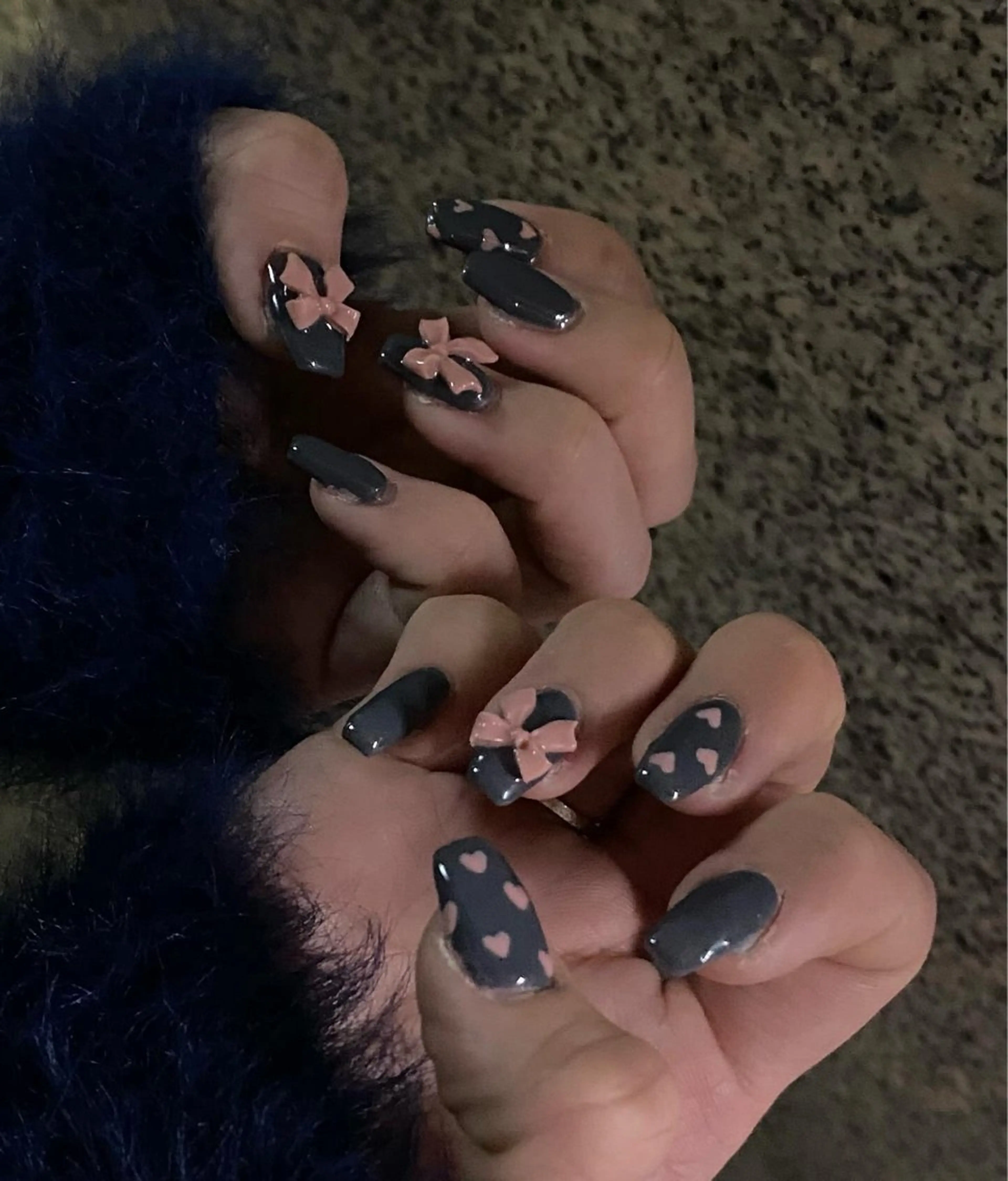 ネイル ハンドネイル 【nail /暖色 カラー】ナナコ🎀のヘアスタイル