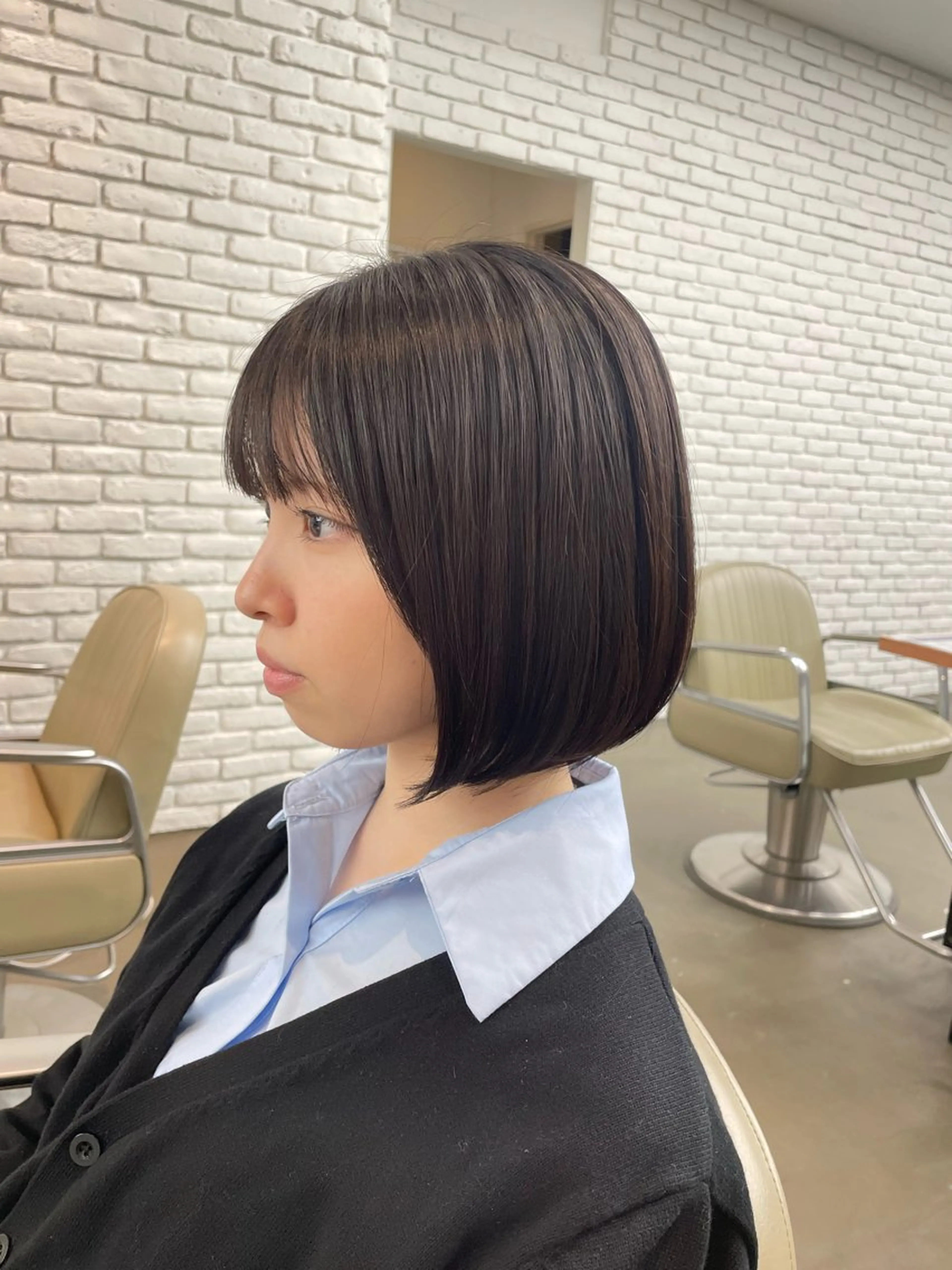 ショート ボブ 🍑まき/カット /髪質改善カラー🍑のヘアスタイル